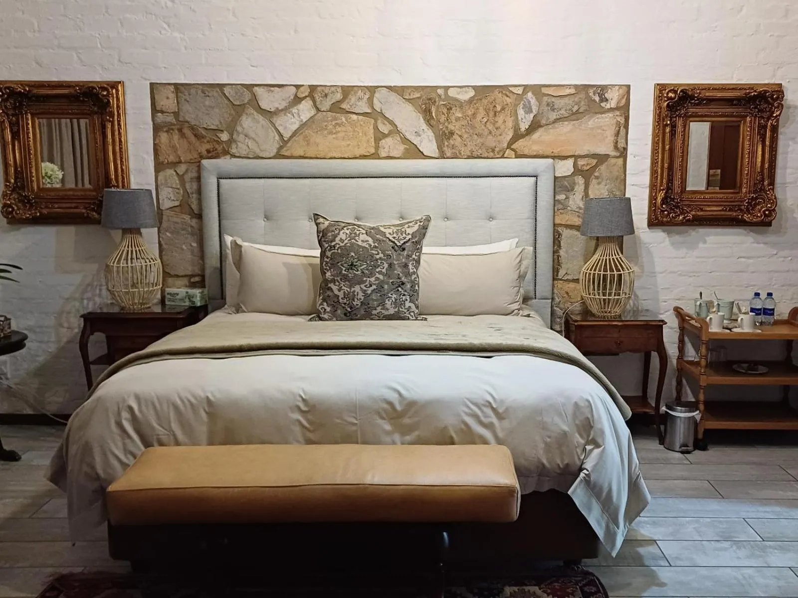 Bed in Critchley Hackle Lodge