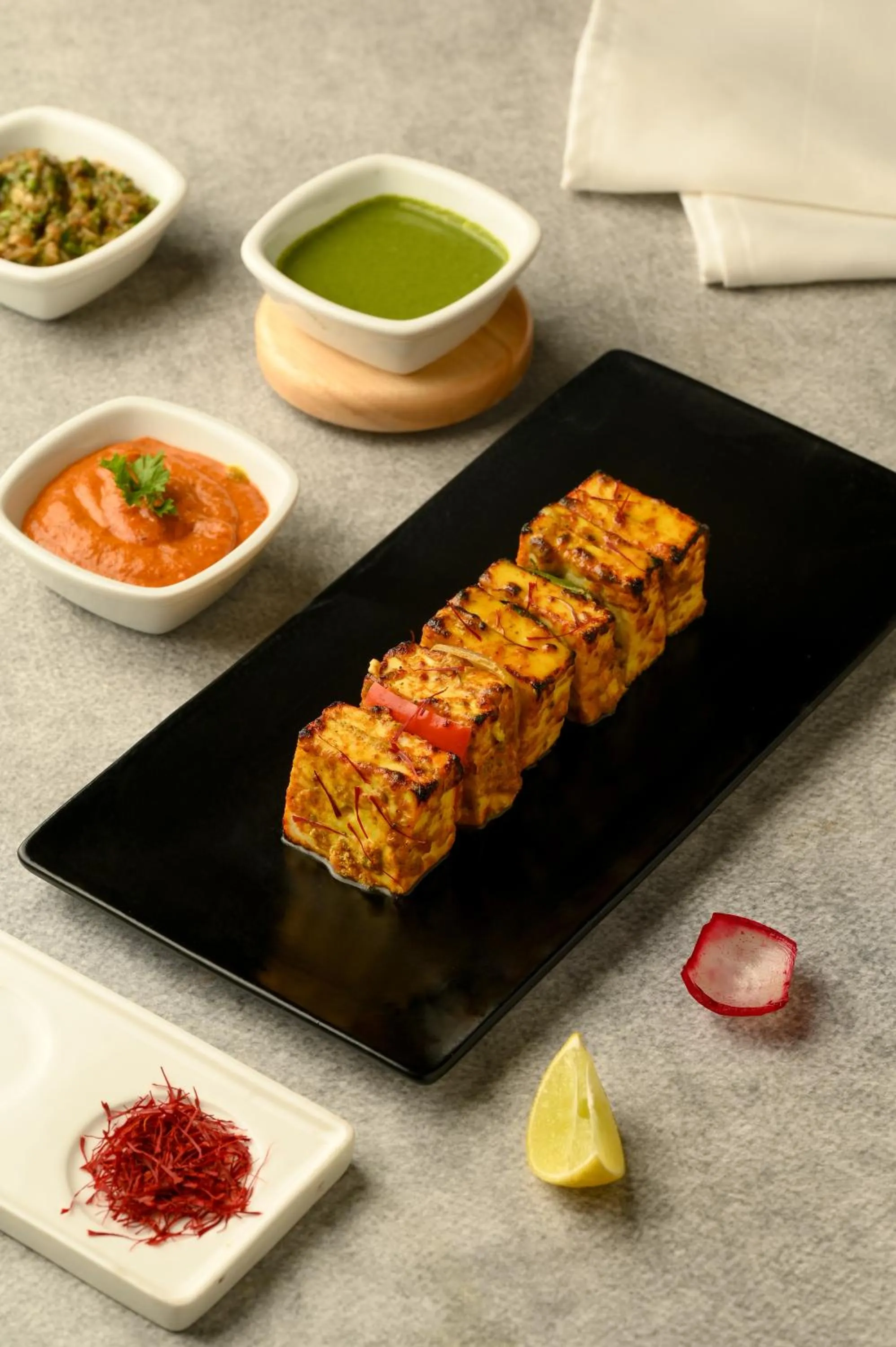 Food close-up in Umed Bhawan Palace, Kotah