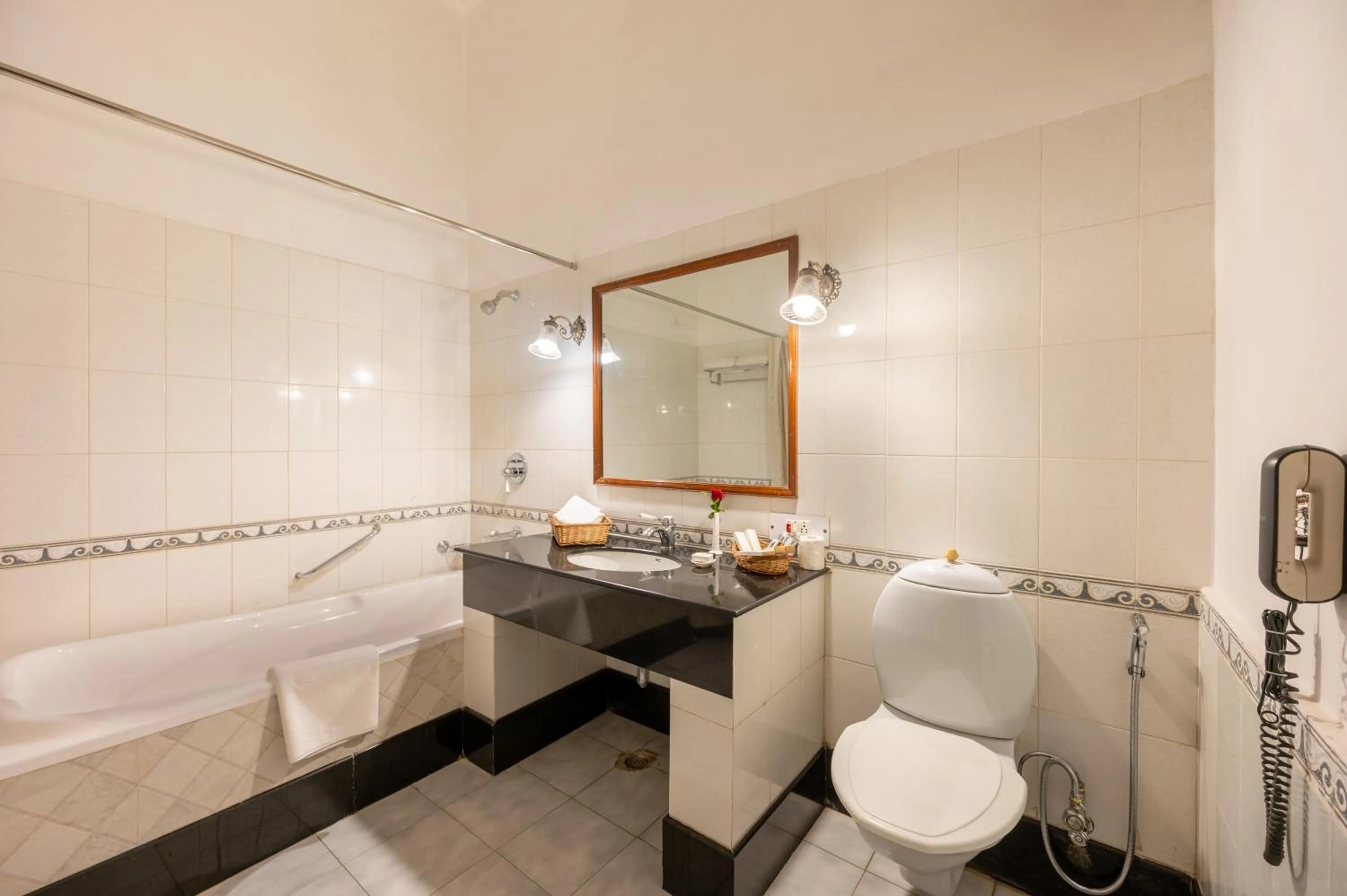 Bathroom in Umed Bhawan Palace, Kotah