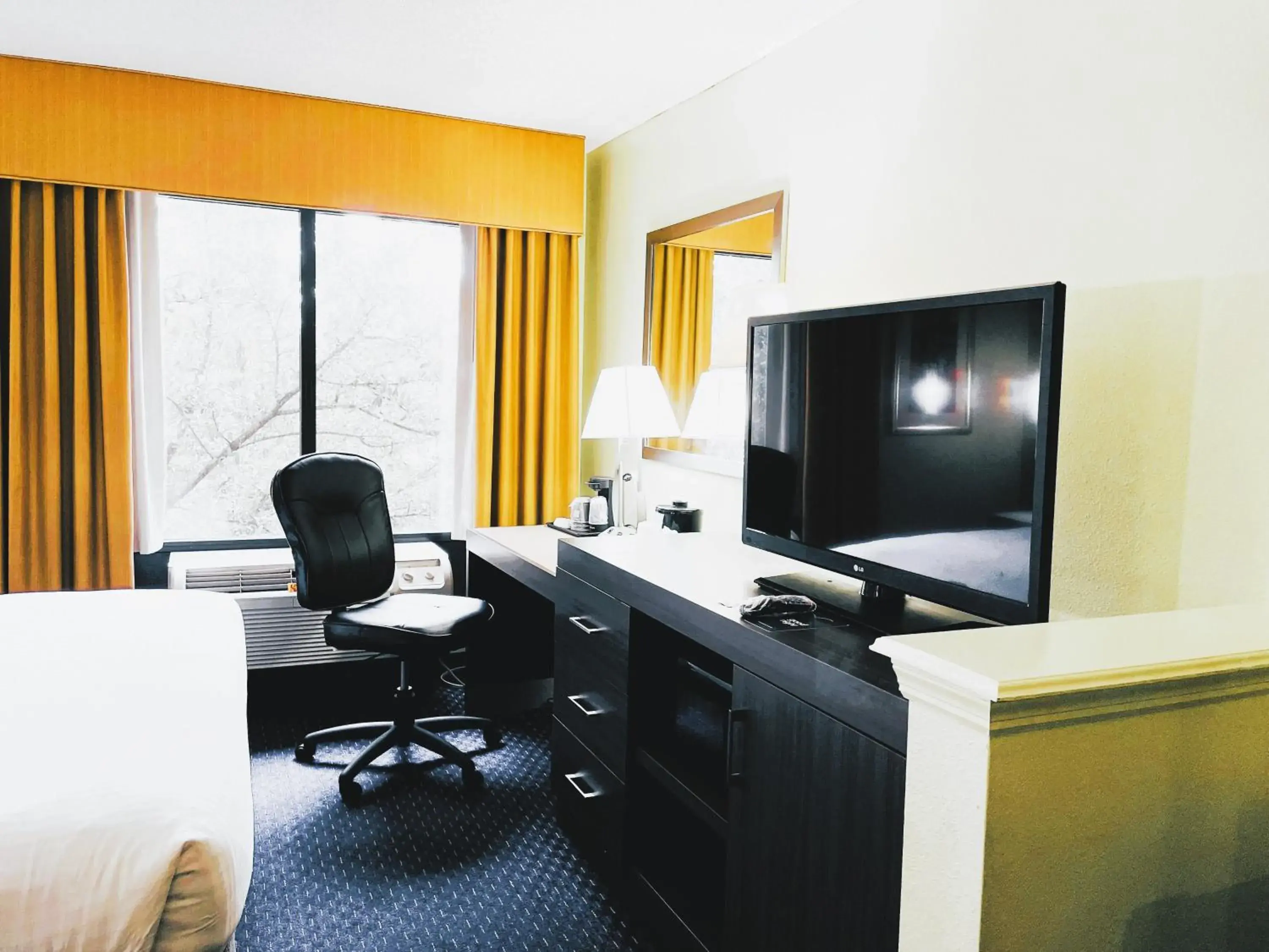 Seating area, Bed in Park Inn by Radisson Albany Seating area, Bed in Park Inn by Radisson Albany
