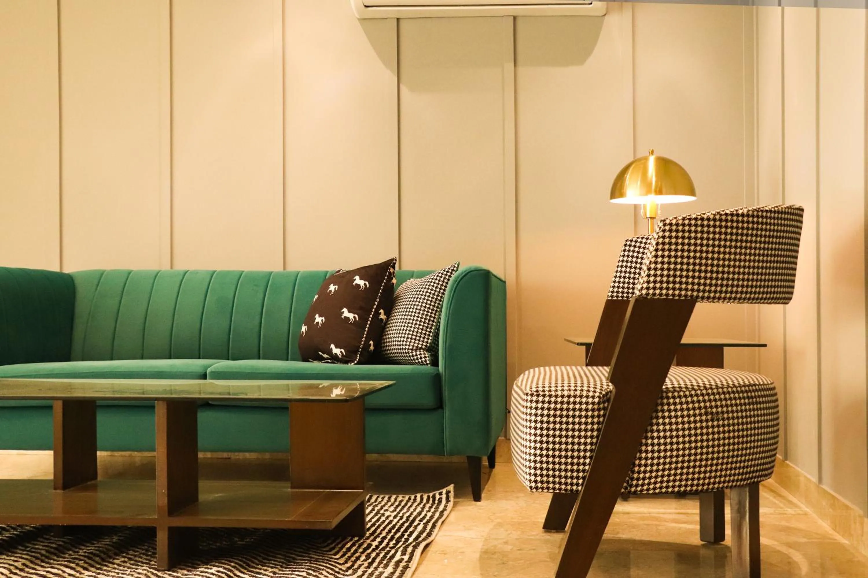 Seating area in Ahuja Residency Mayfield Garden