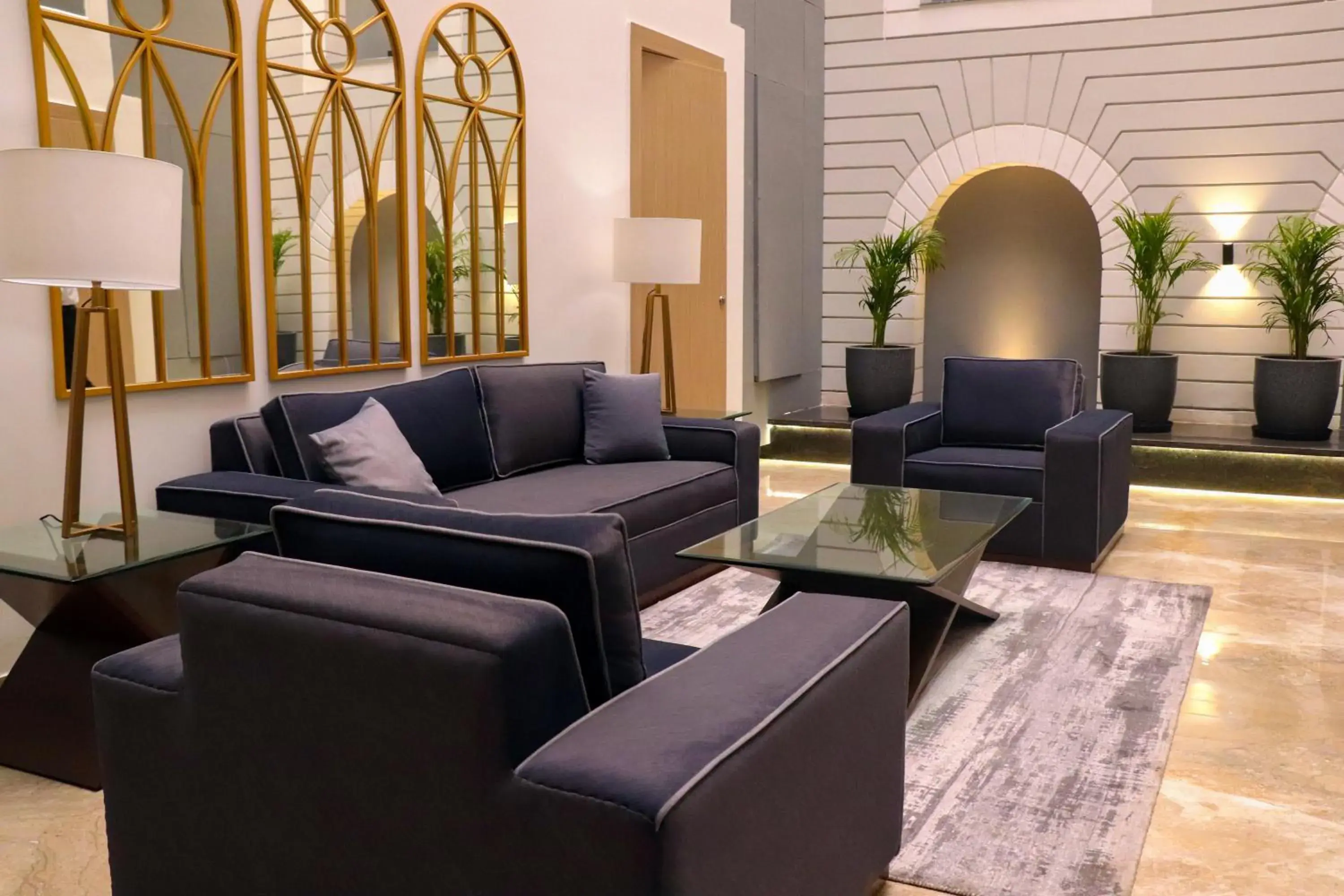 Lobby or reception in Ahuja Residency Mayfield Garden Lobby or reception in Ahuja Residency Mayfield Garden