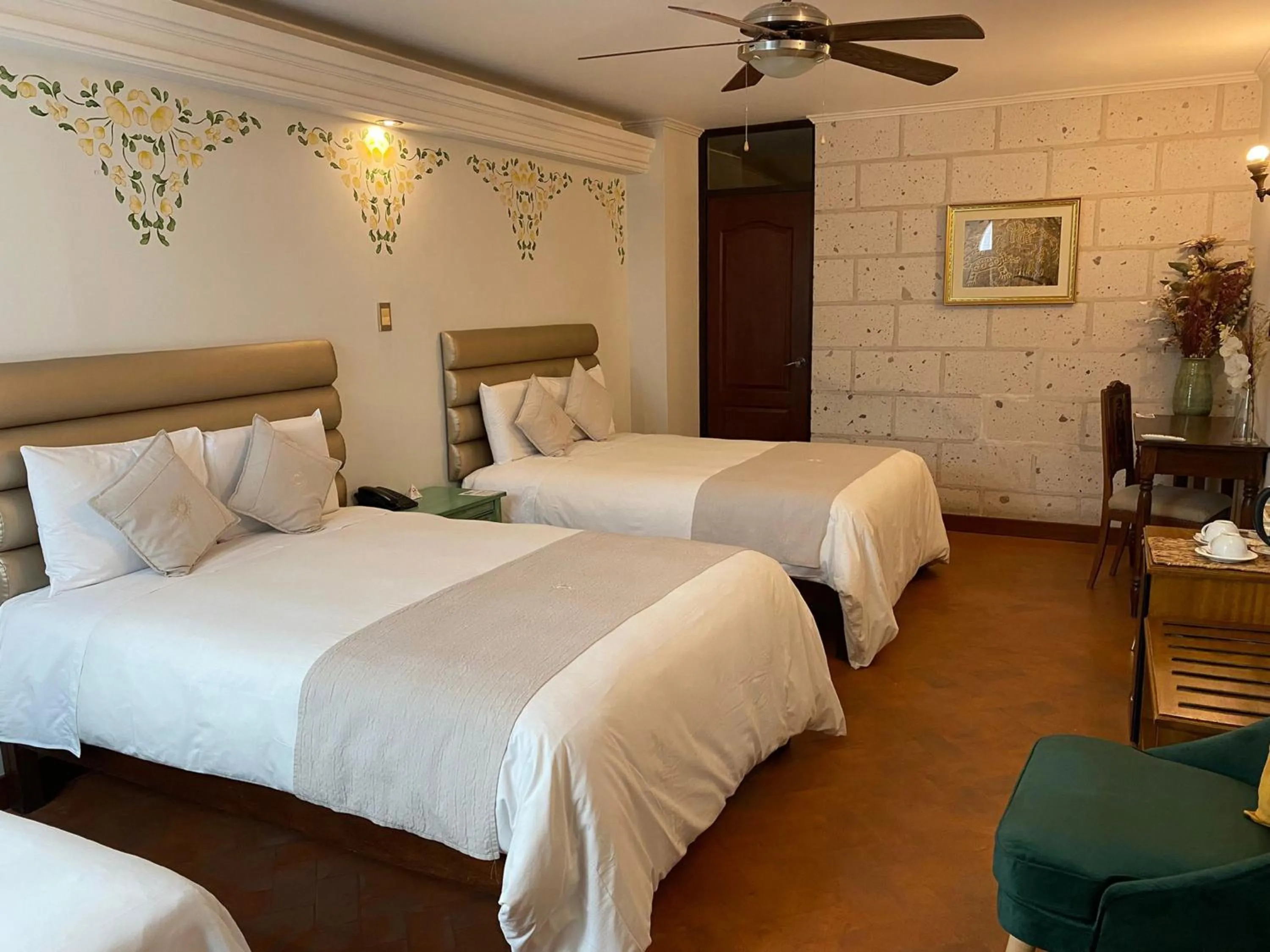 Bed in Katari Hotel at Plaza de Armas