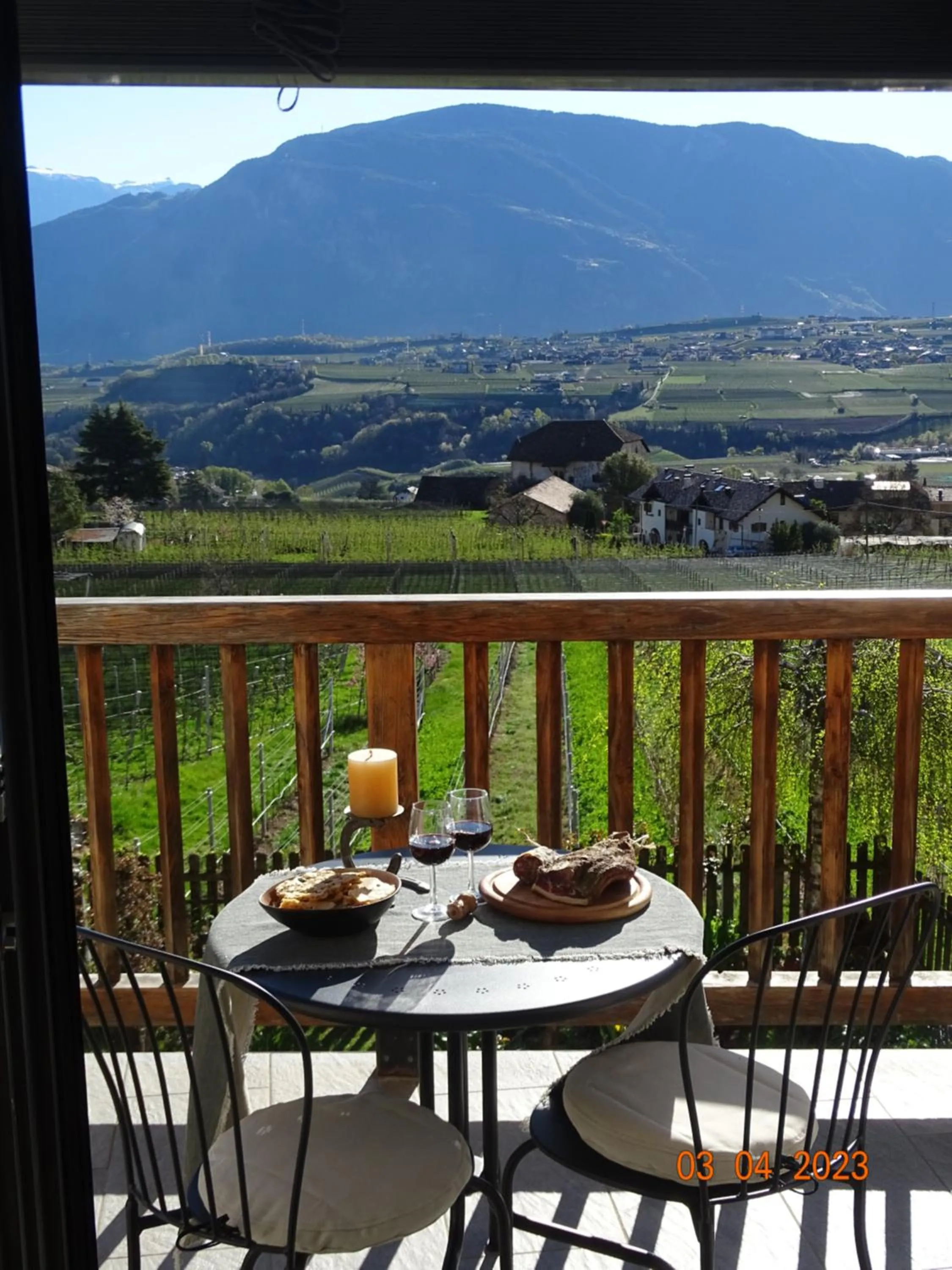 Day in Panoramaterrace, Wein & relax