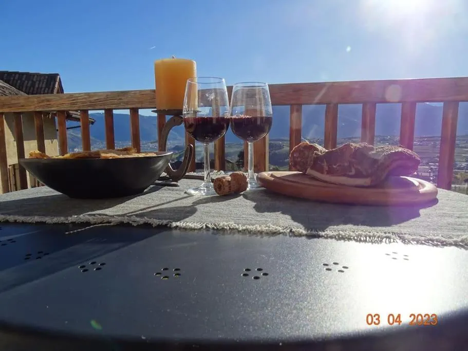 Day in Panoramaterrace, Wein & relax