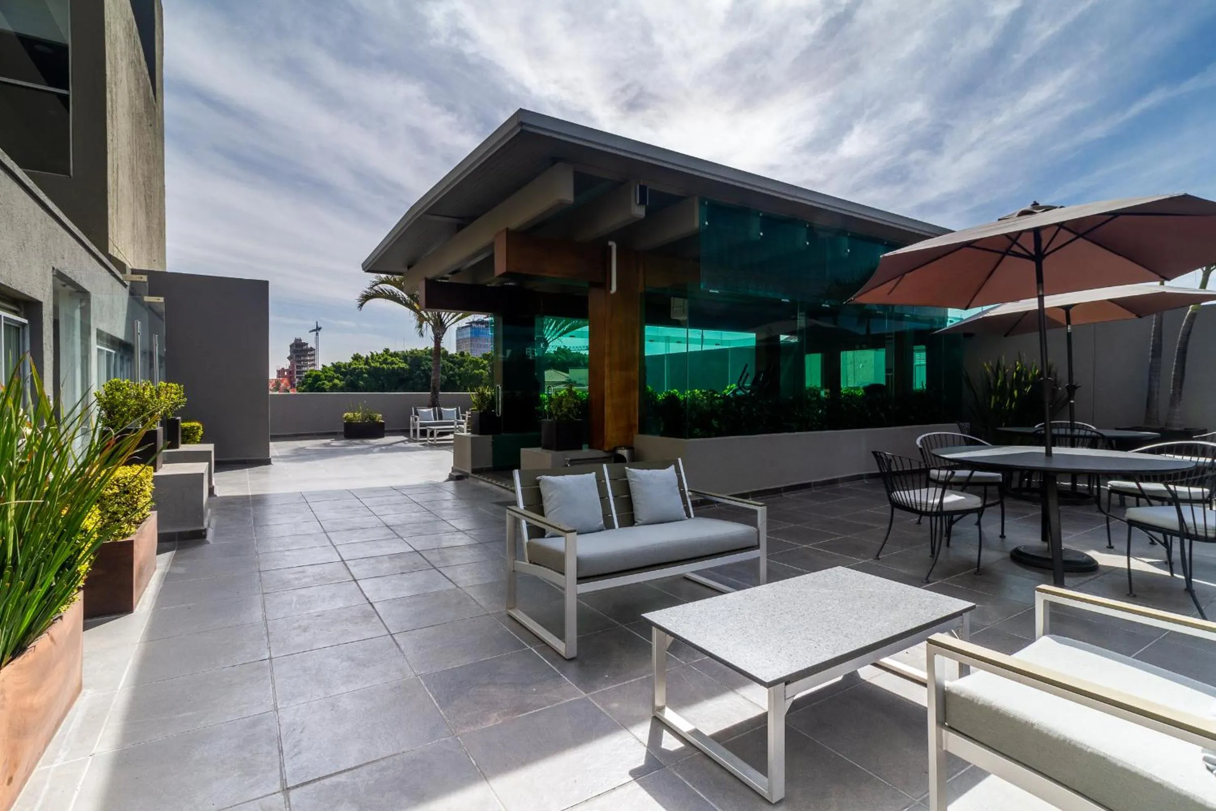 Patio in Mesón Ejecutivo Guadalajara Minerva - Av México