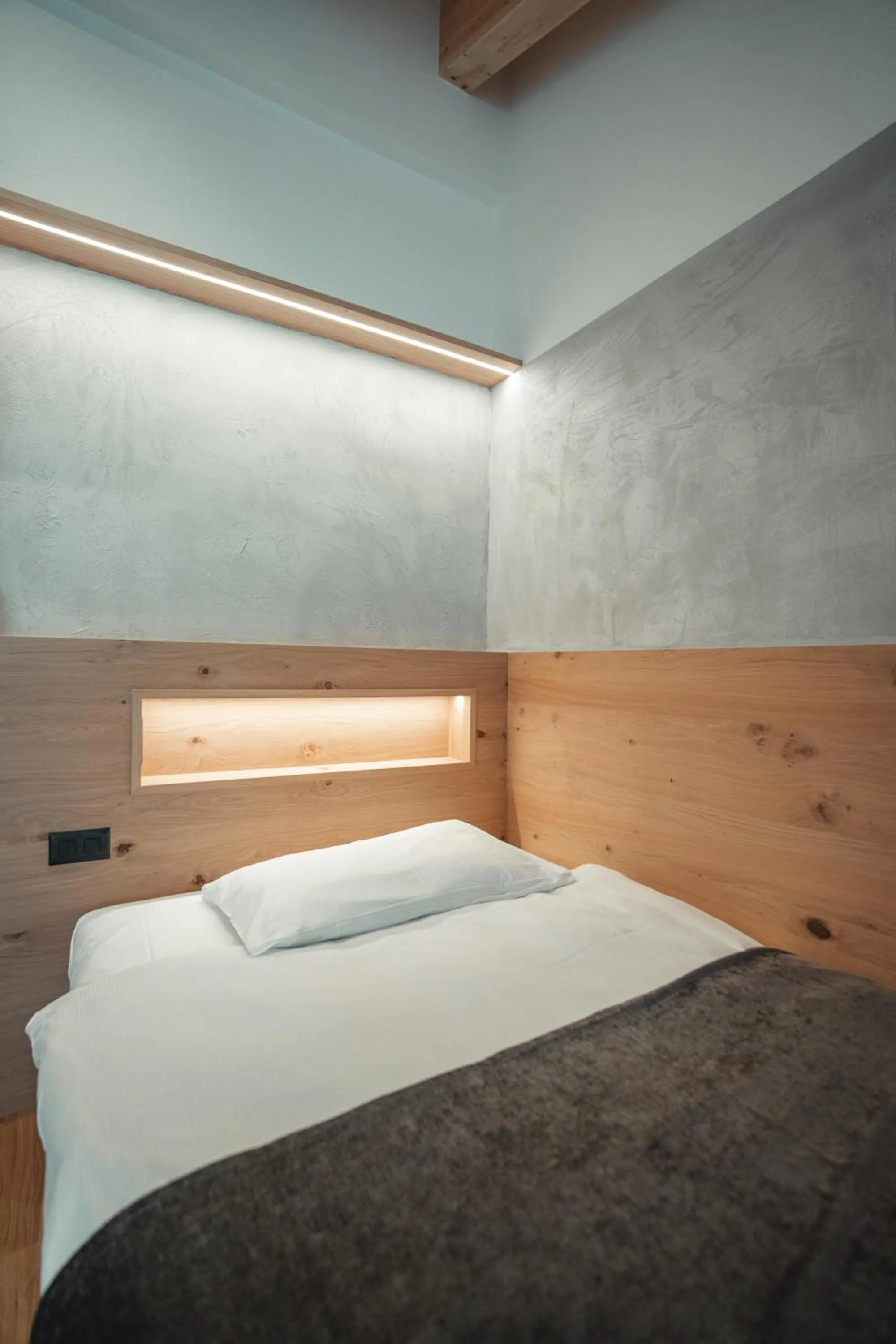 Bed in Hotel Porta Cervino