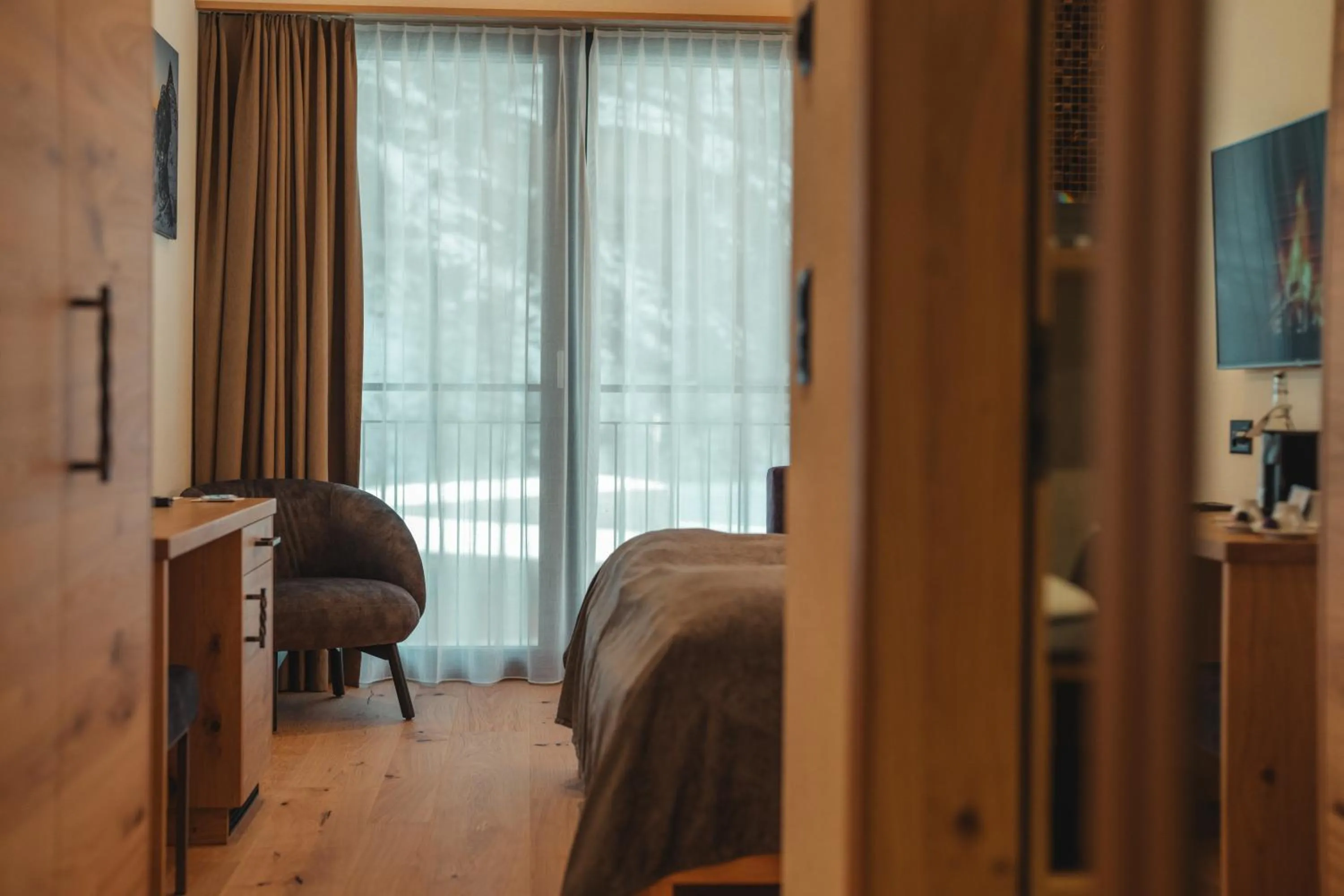 Bedroom, Bed in Hotel Porta Cervino