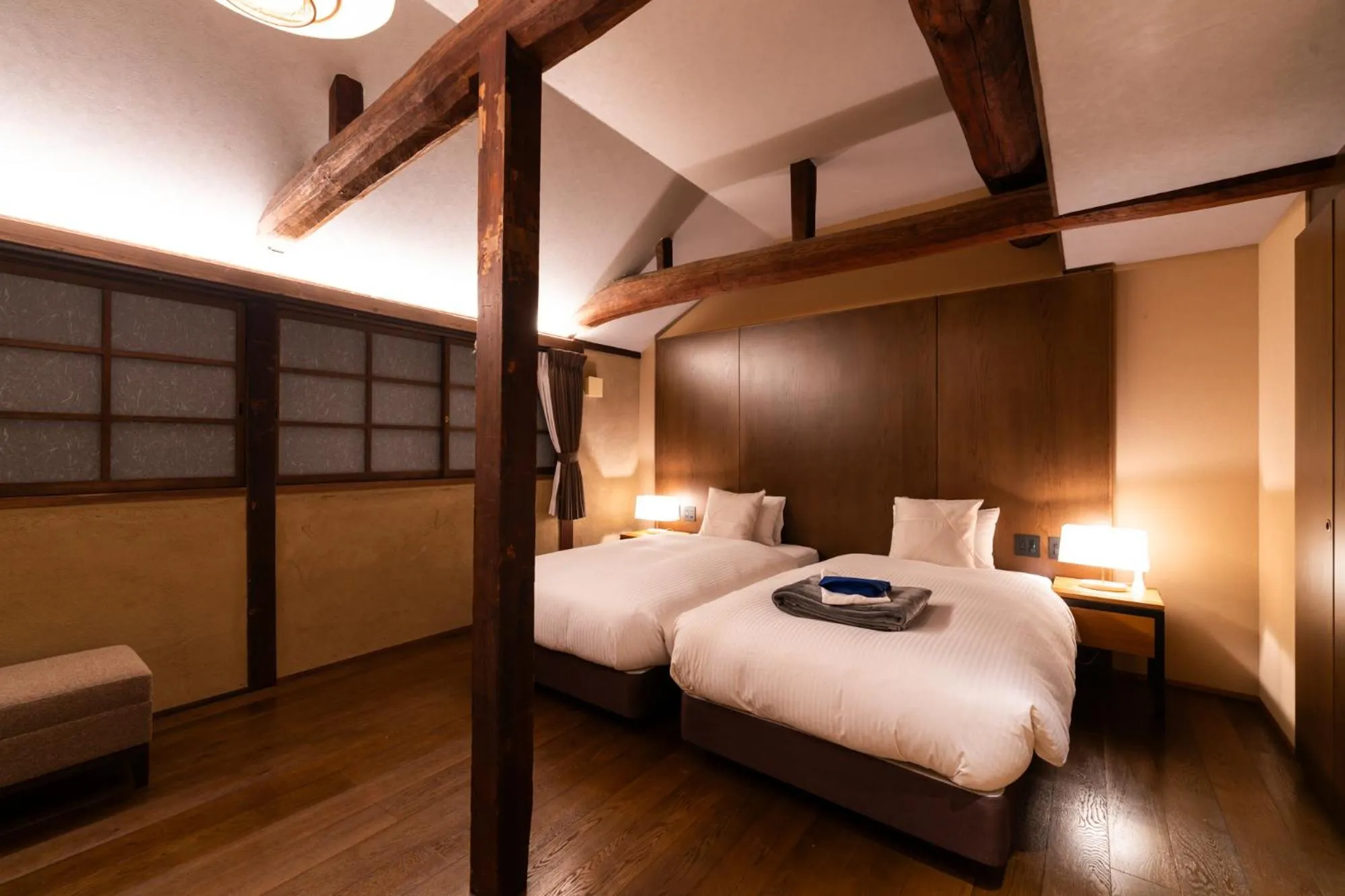 Photo of the whole room, Bed in PAYSAGE MORIGUCHI
