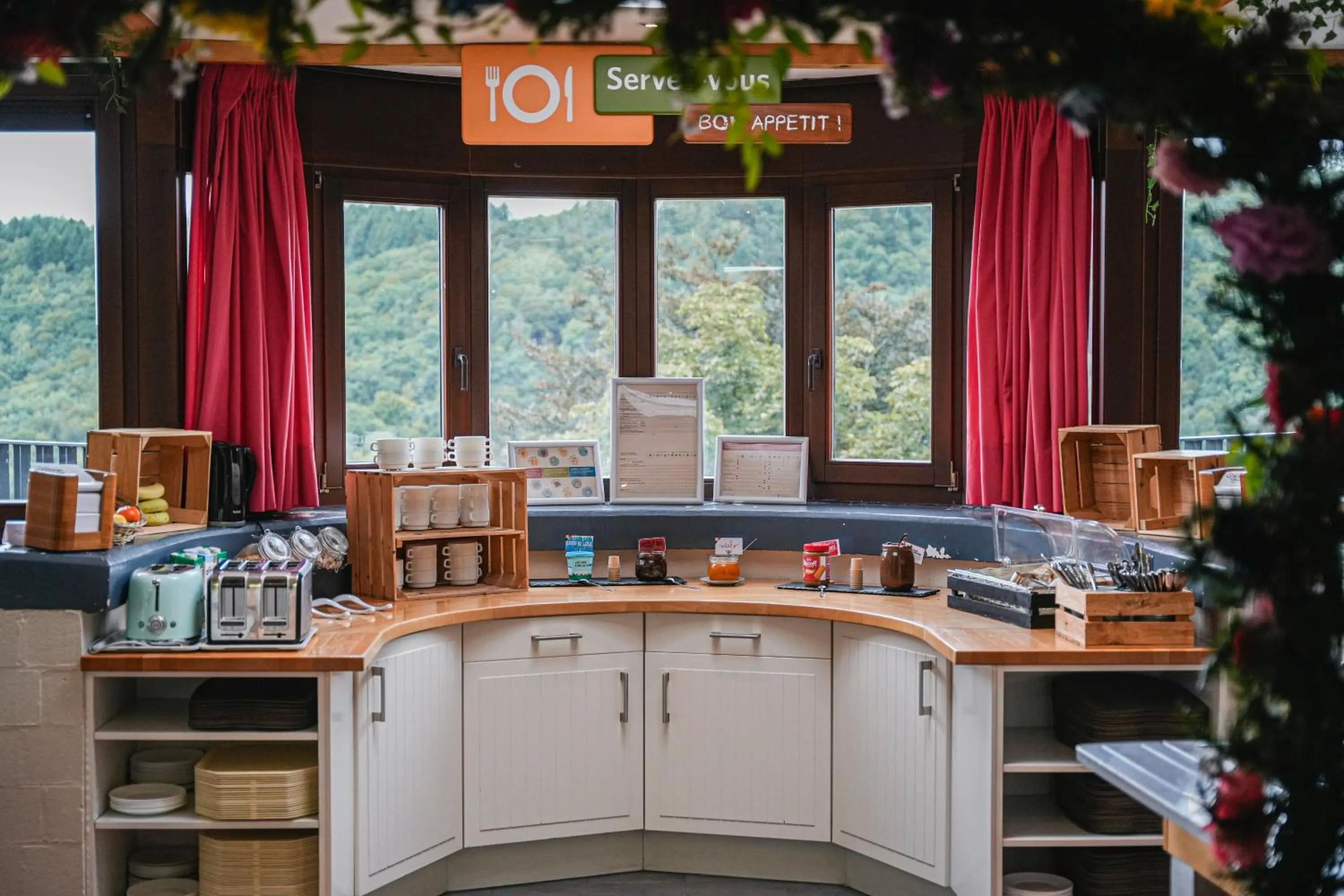 Breakfast in Auberge de Jeunesse de Bouillon