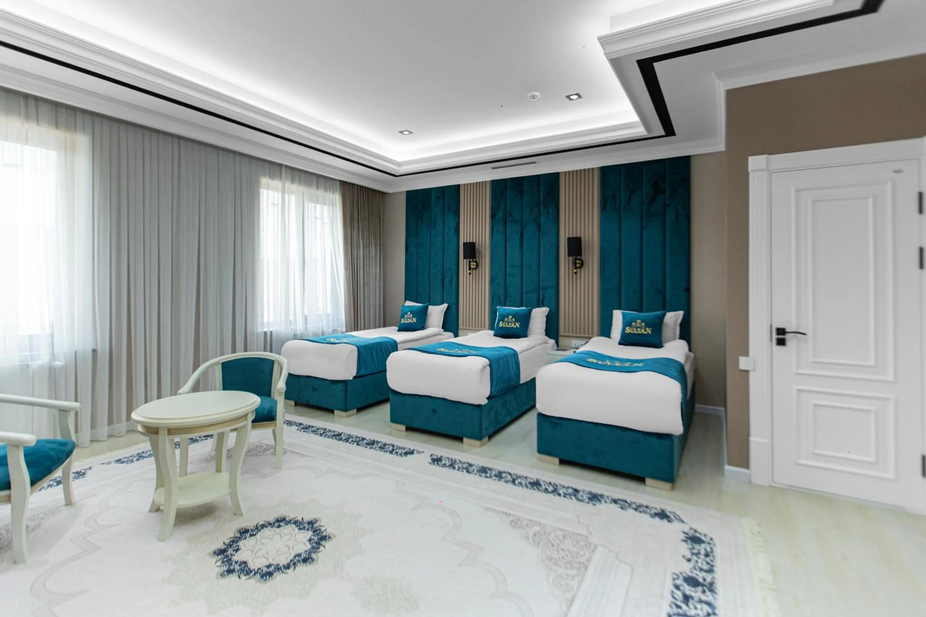 Bed in HOTEL SULTAN PALACE