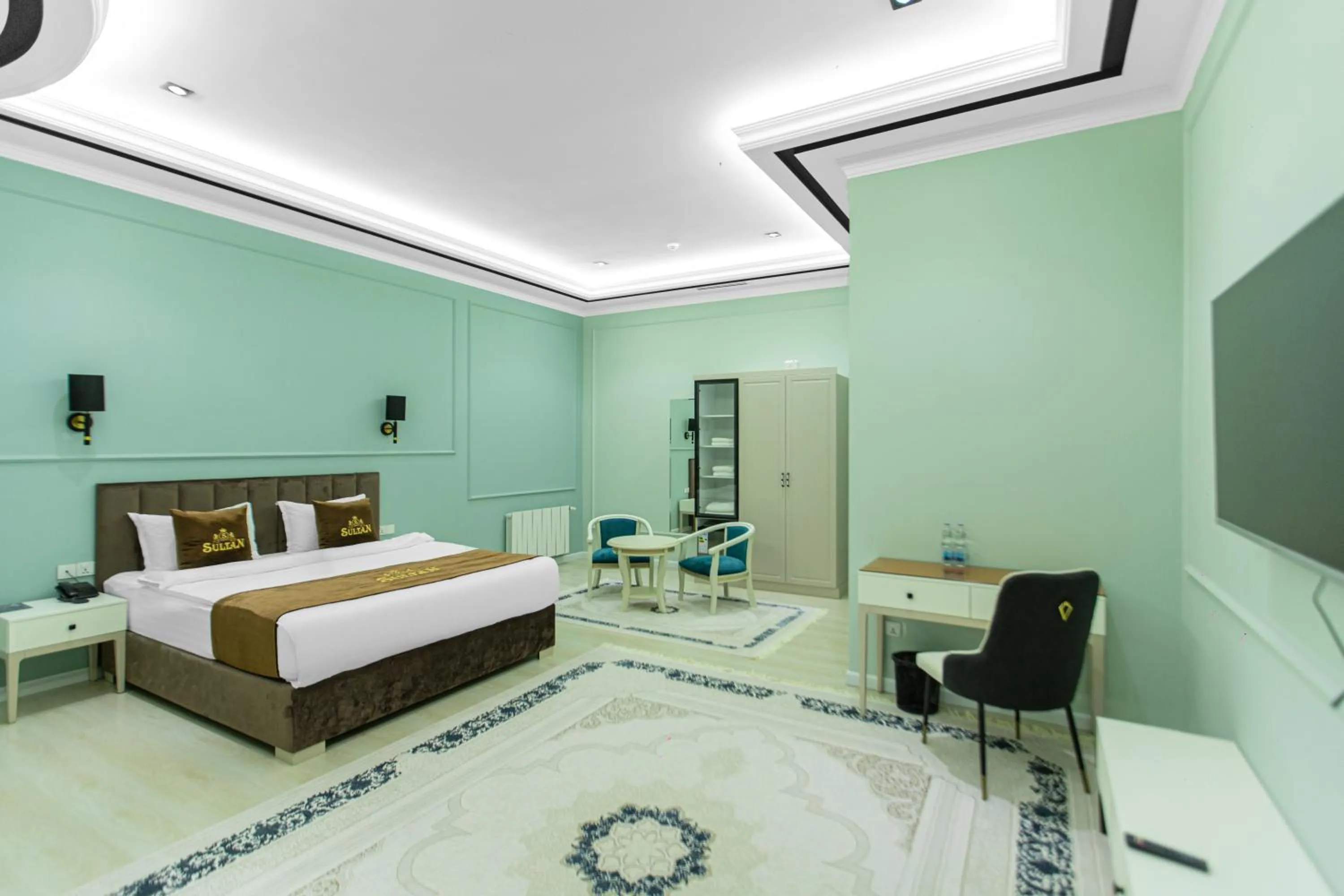 Bed in HOTEL SULTAN PALACE