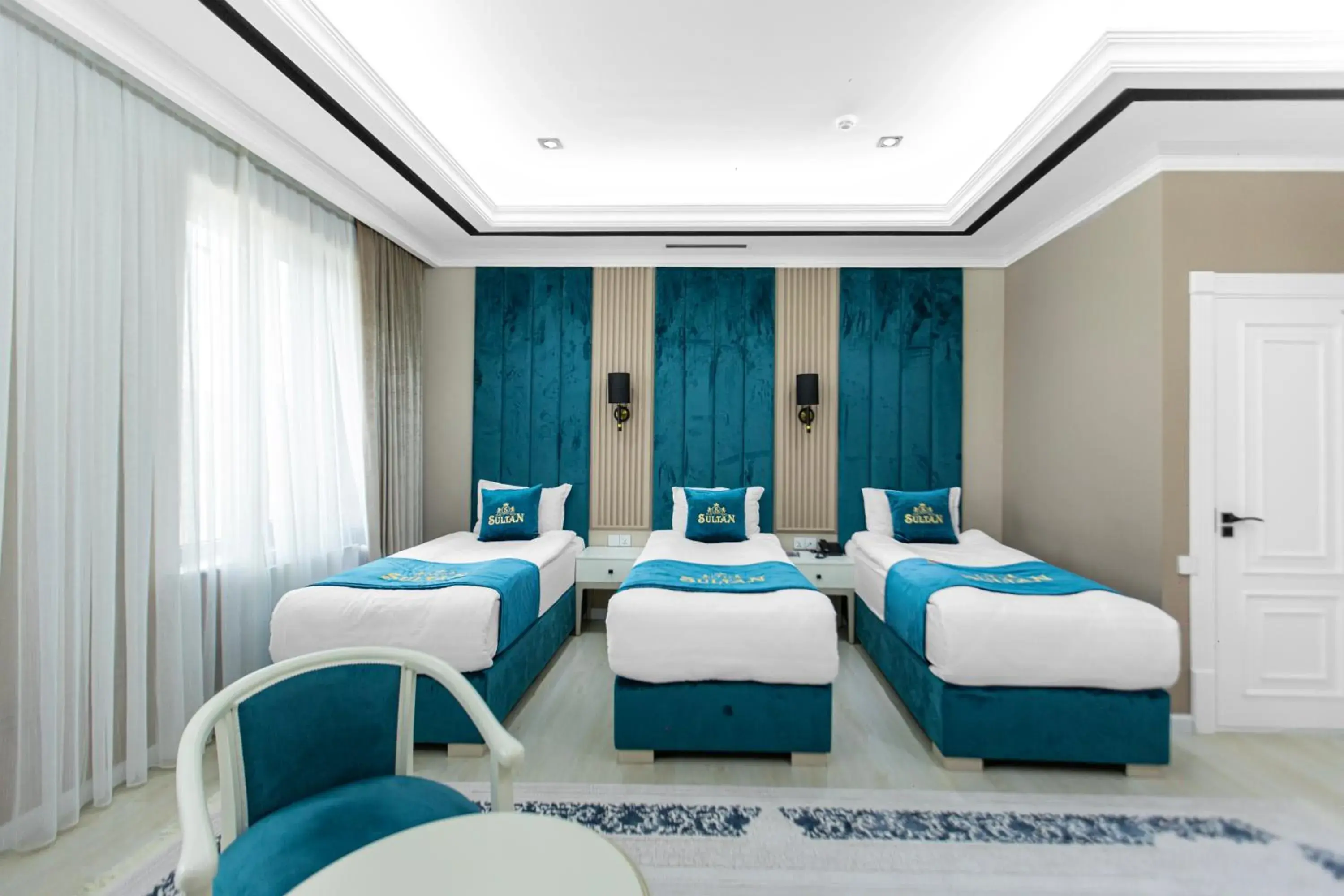 Bed in HOTEL SULTAN PALACE Bed in HOTEL SULTAN PALACE