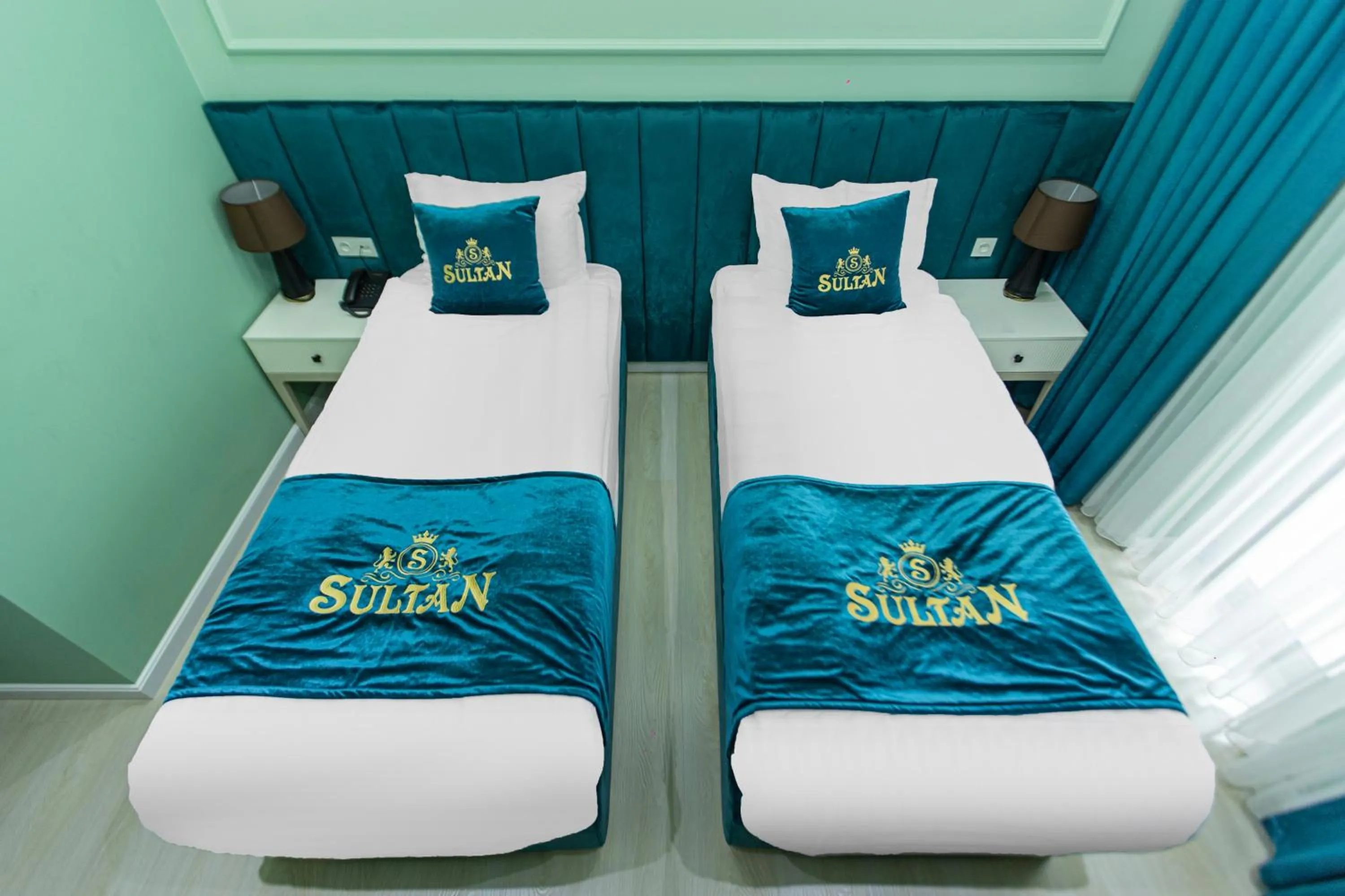 Bed in HOTEL SULTAN PALACE