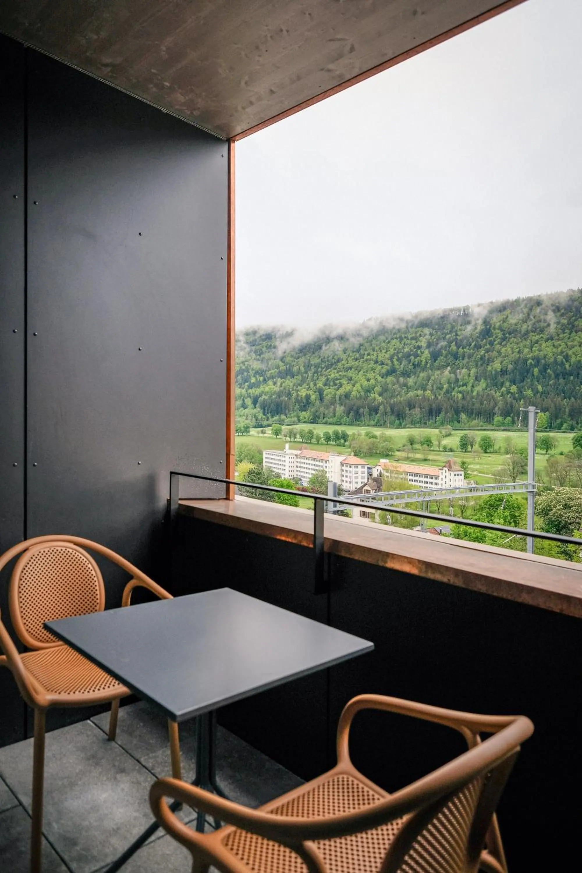 Balcony/Terrace in Hota Hotel Saint-Imier