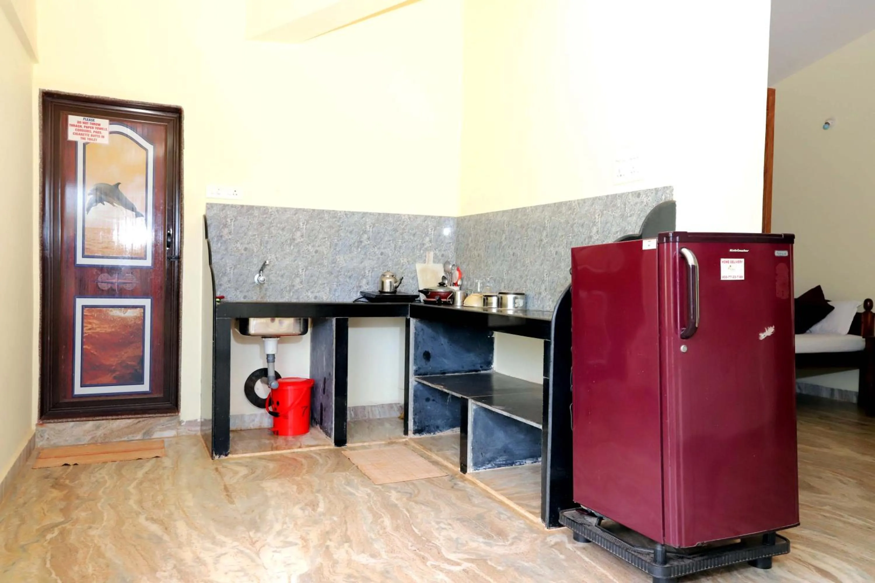Kitchen or kitchenette in Morjim Sunset Hotel