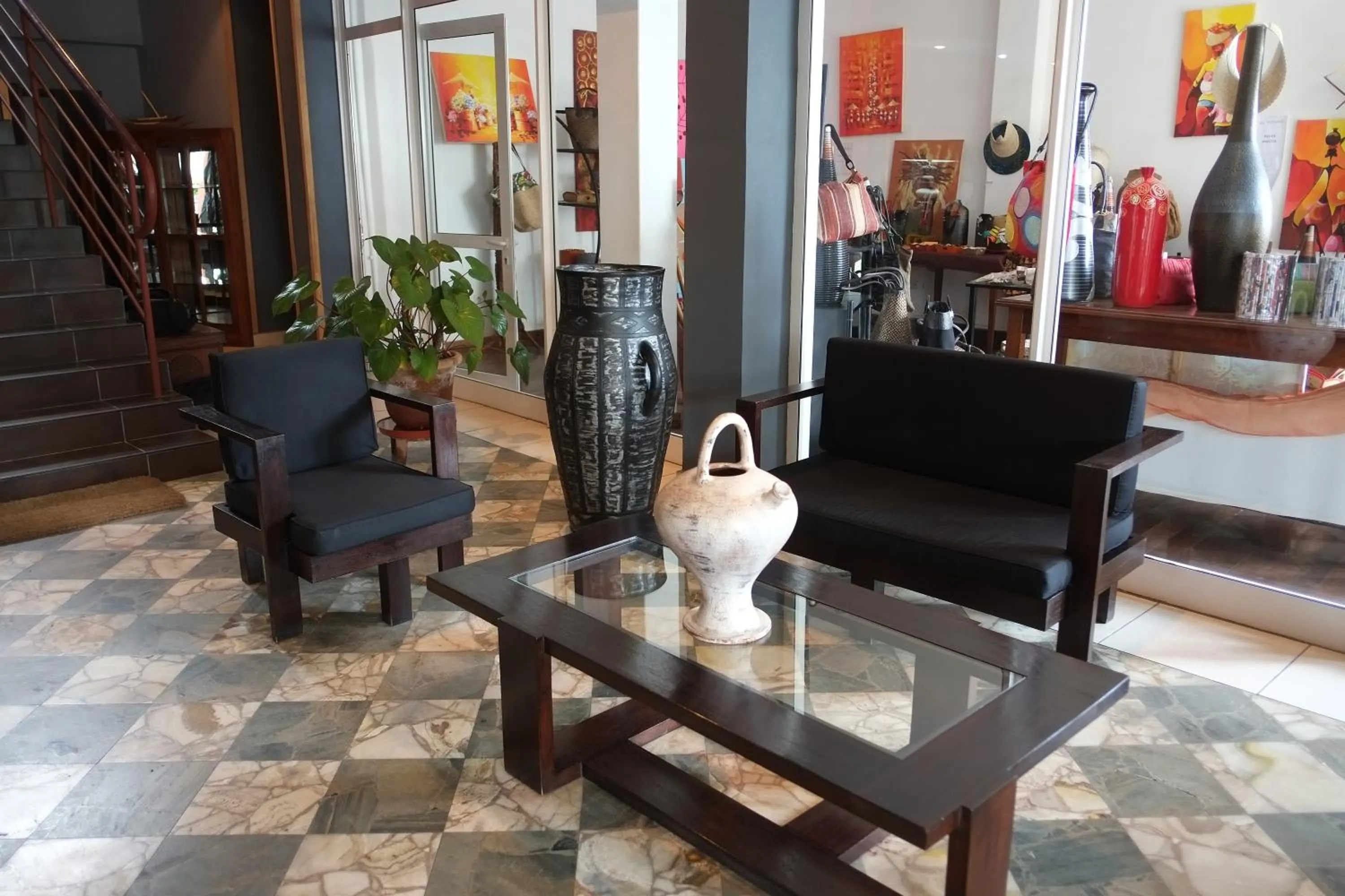 Lobby or reception in Hotel Joffre
