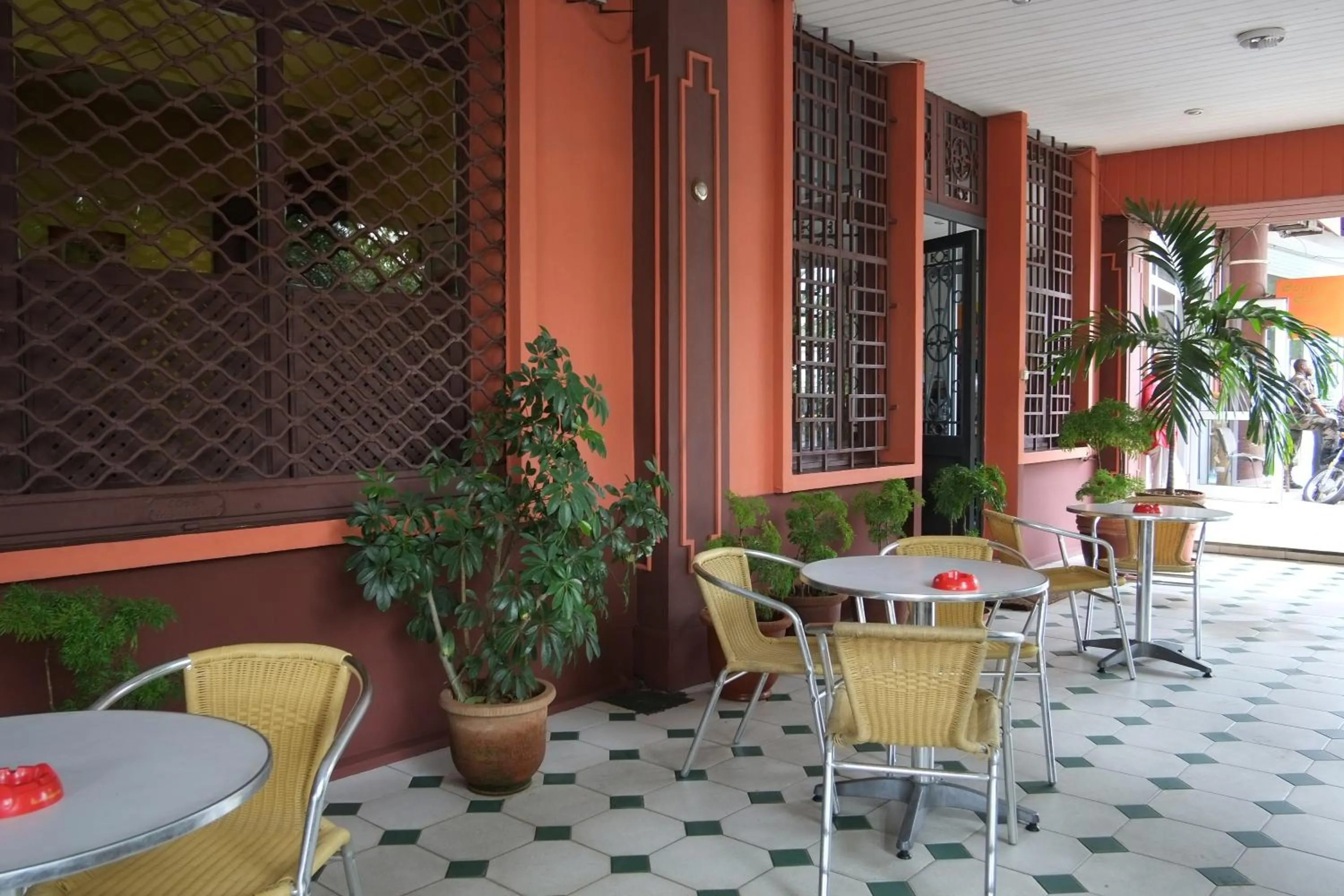Patio in Hotel Joffre