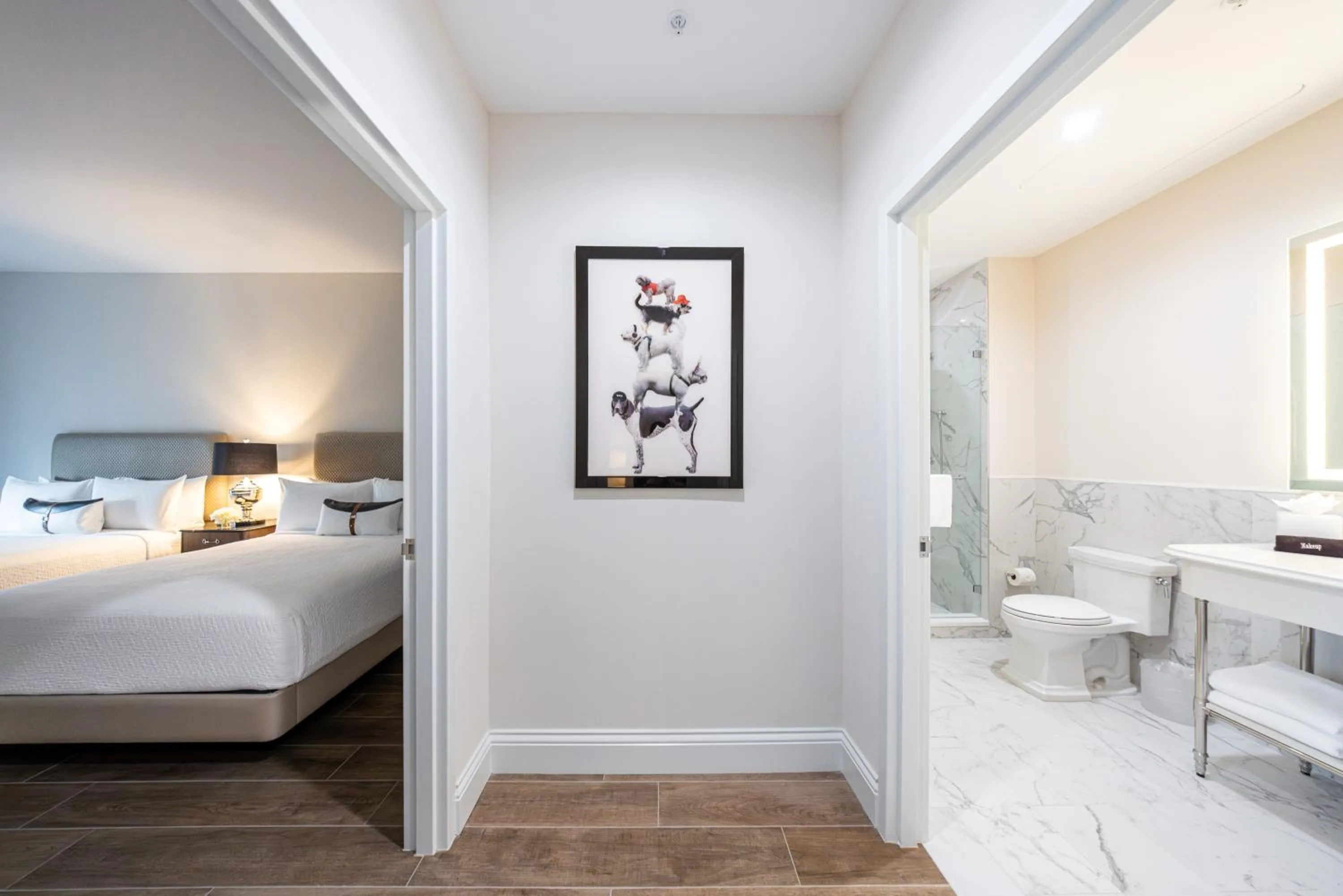 Bed in The Riding Academy Hotel