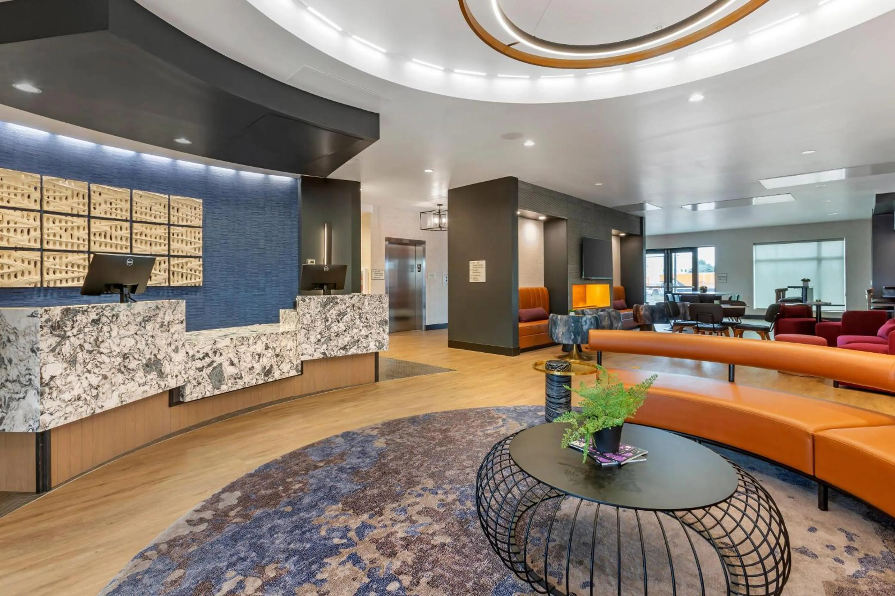 Lobby or reception in Cambria Hotel Spokane Airport