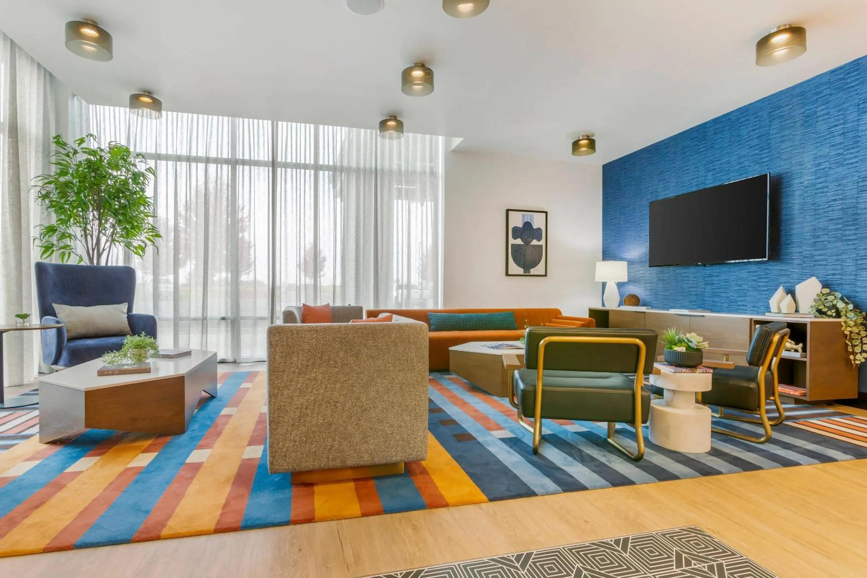 Lobby or reception in Cambria Hotel Spokane Airport