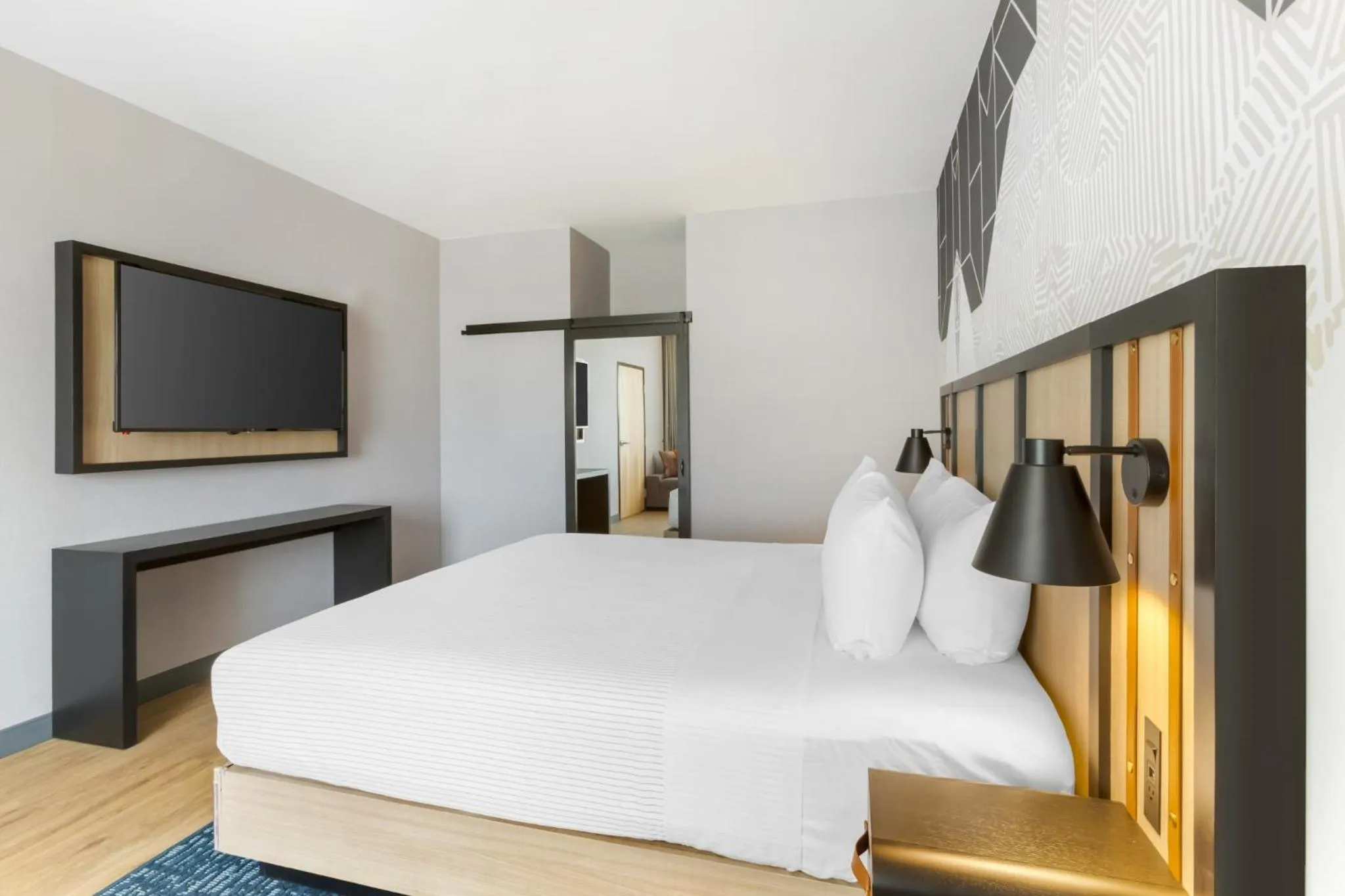 Bedroom, Bed in Cambria Hotel Spokane Airport