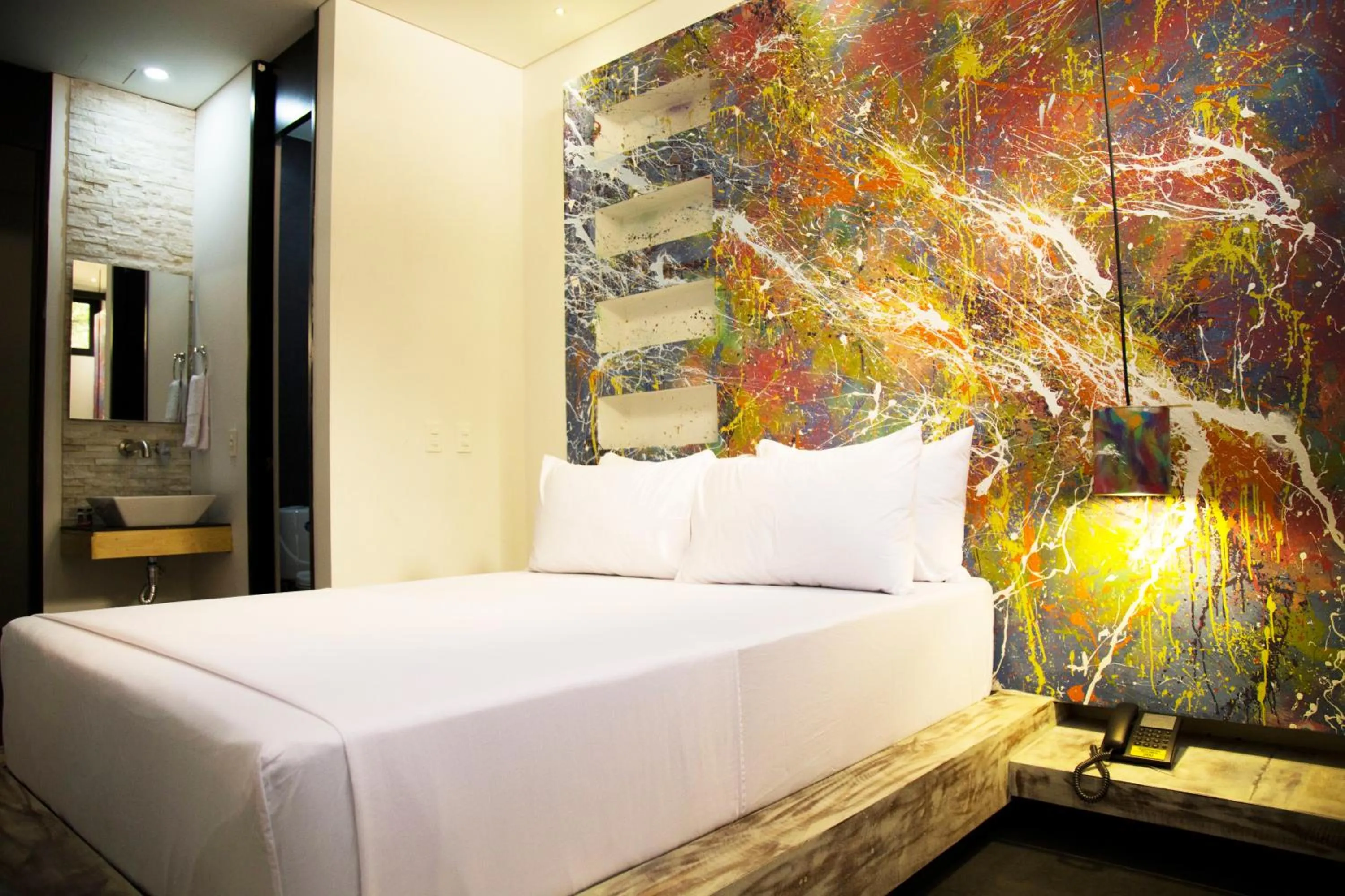 Bed in Hotel Galeria Medellin