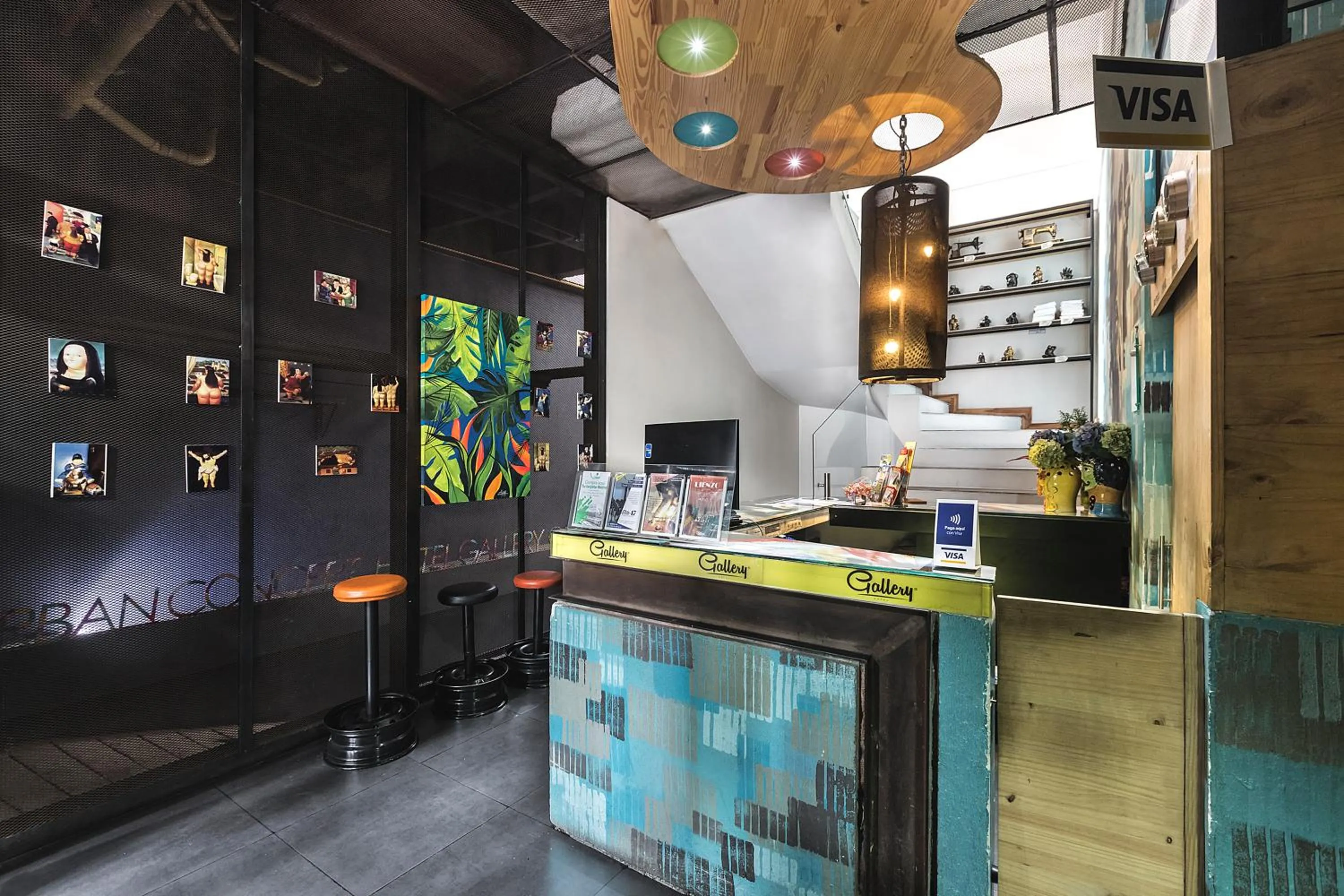 Lobby or reception, Lobby/Reception in Hotel Galeria Medellin