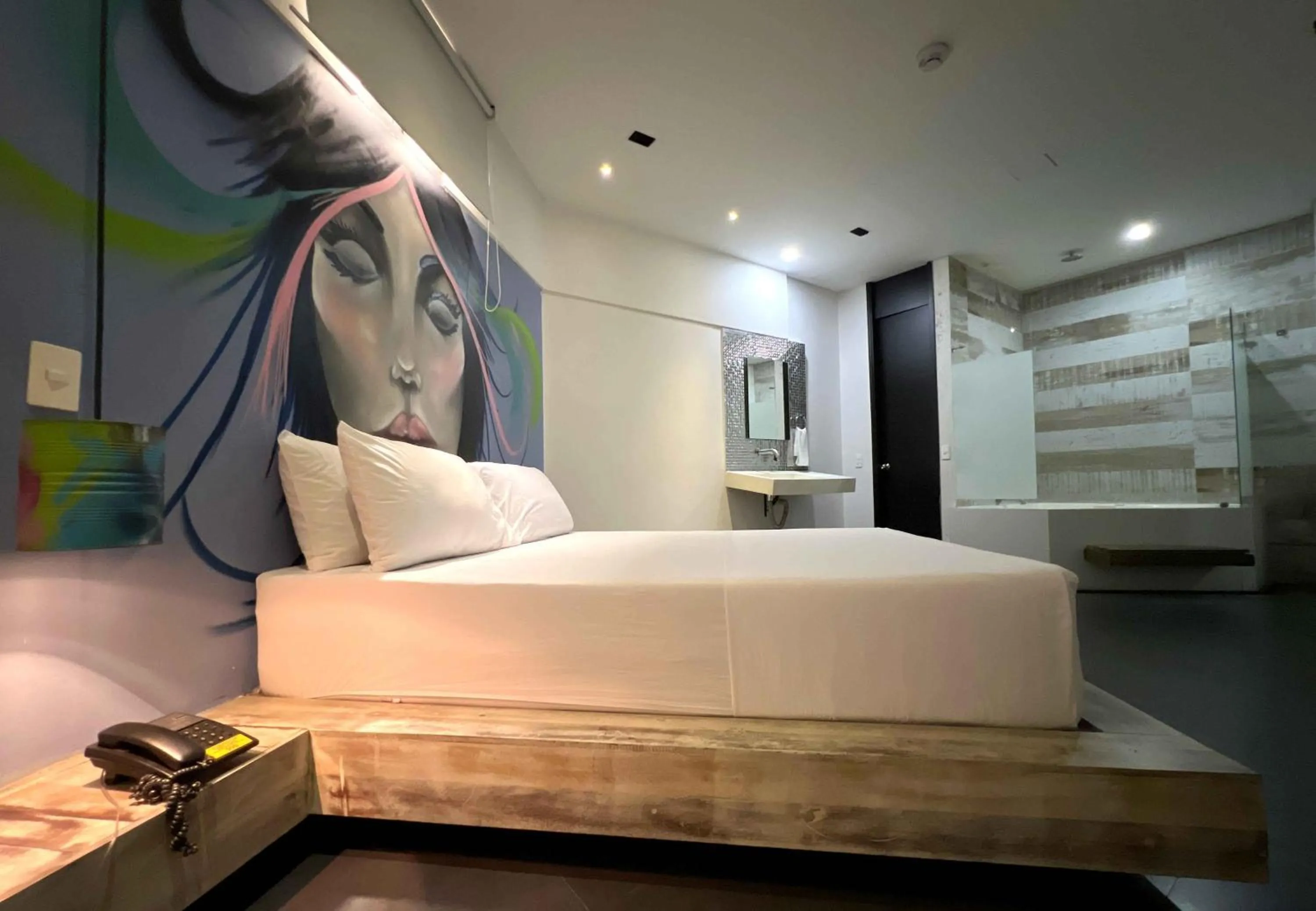 Bed in Hotel Galeria Medellin