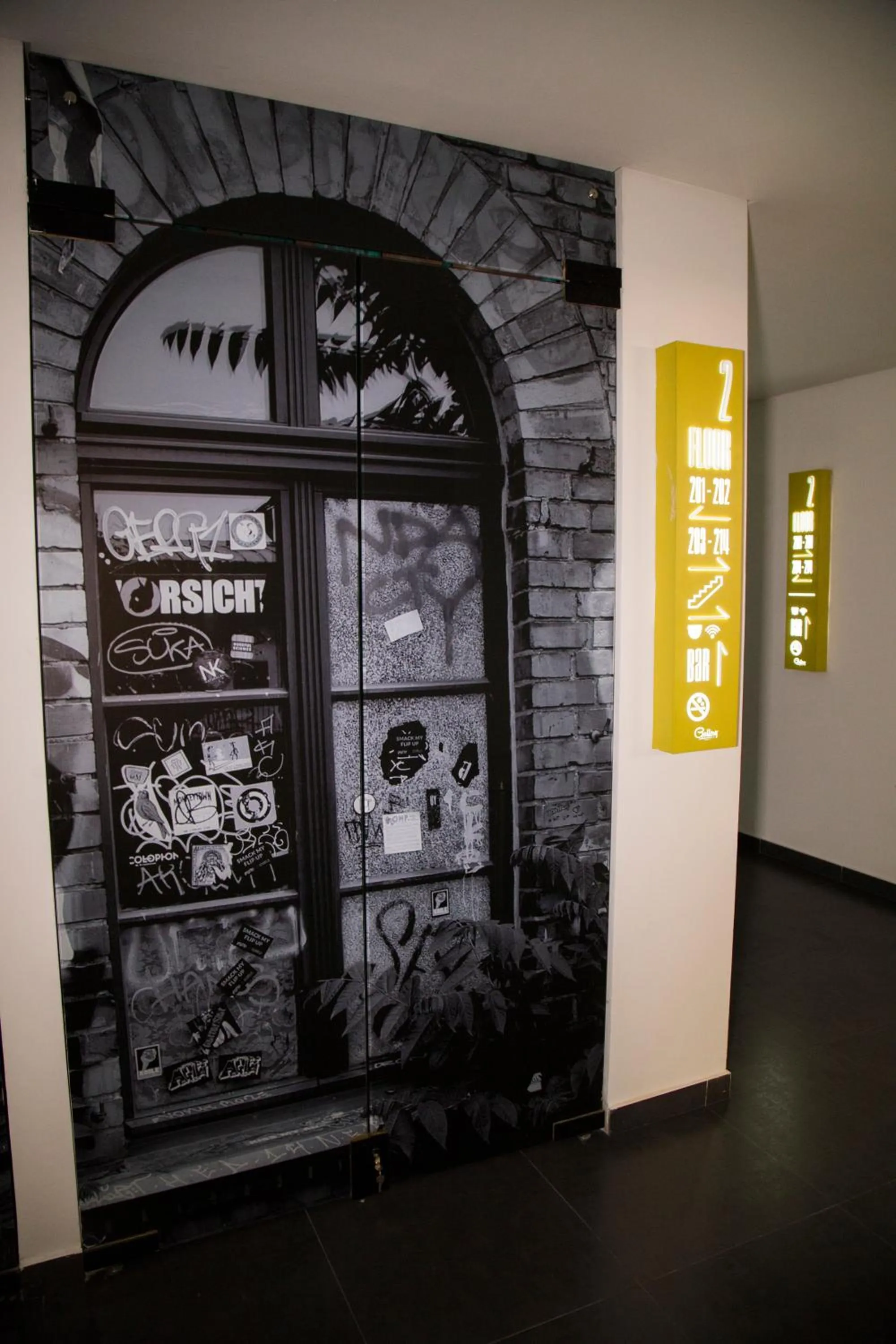 Decorative detail in Hotel Galeria Medellin