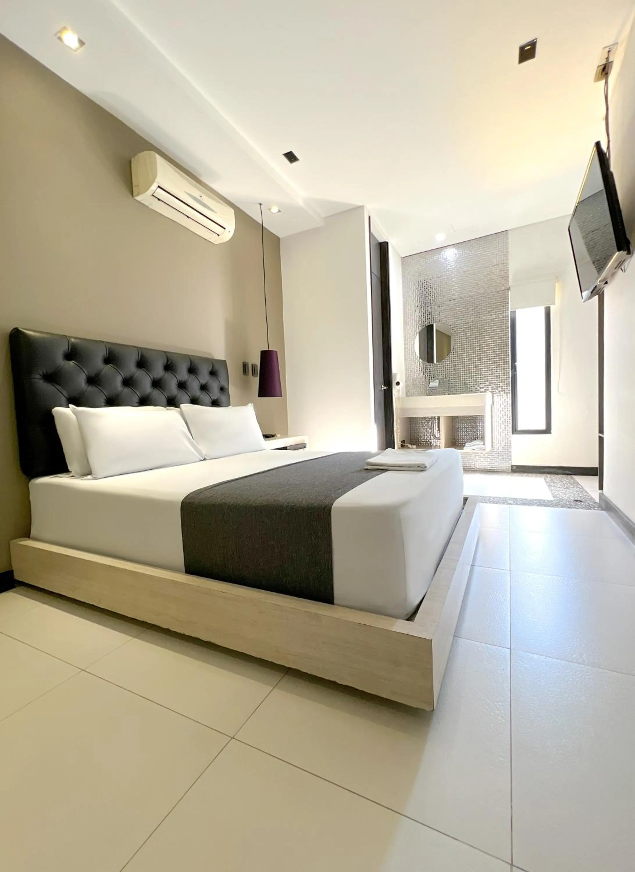 Bed in Hotel 47 Medellin Center