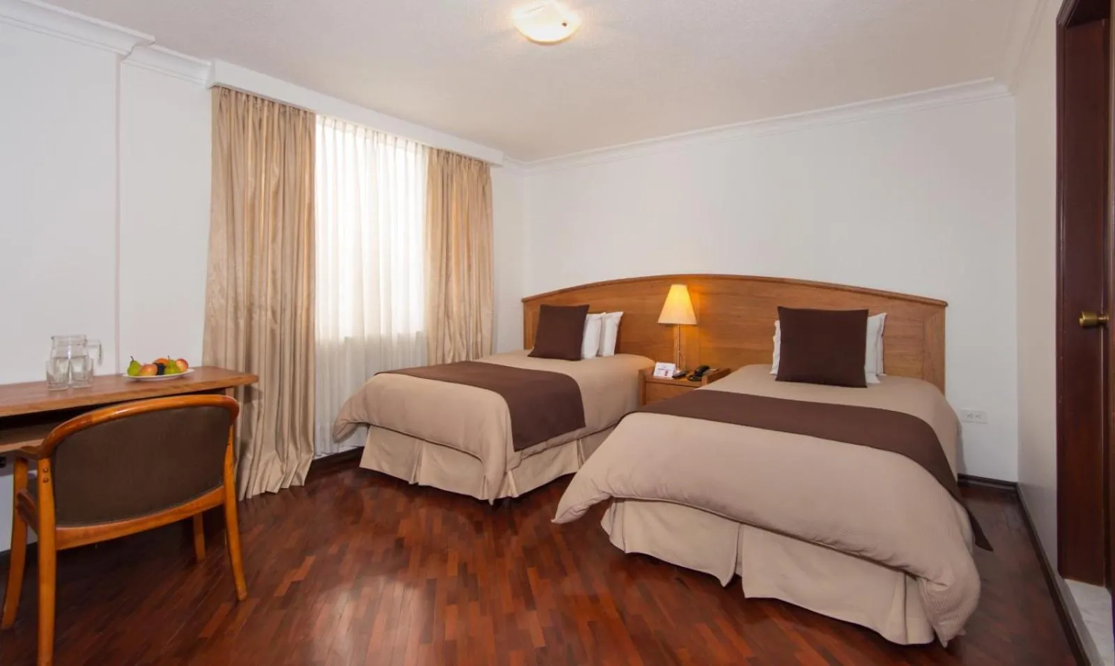 Bed in Hotel Tourblanche