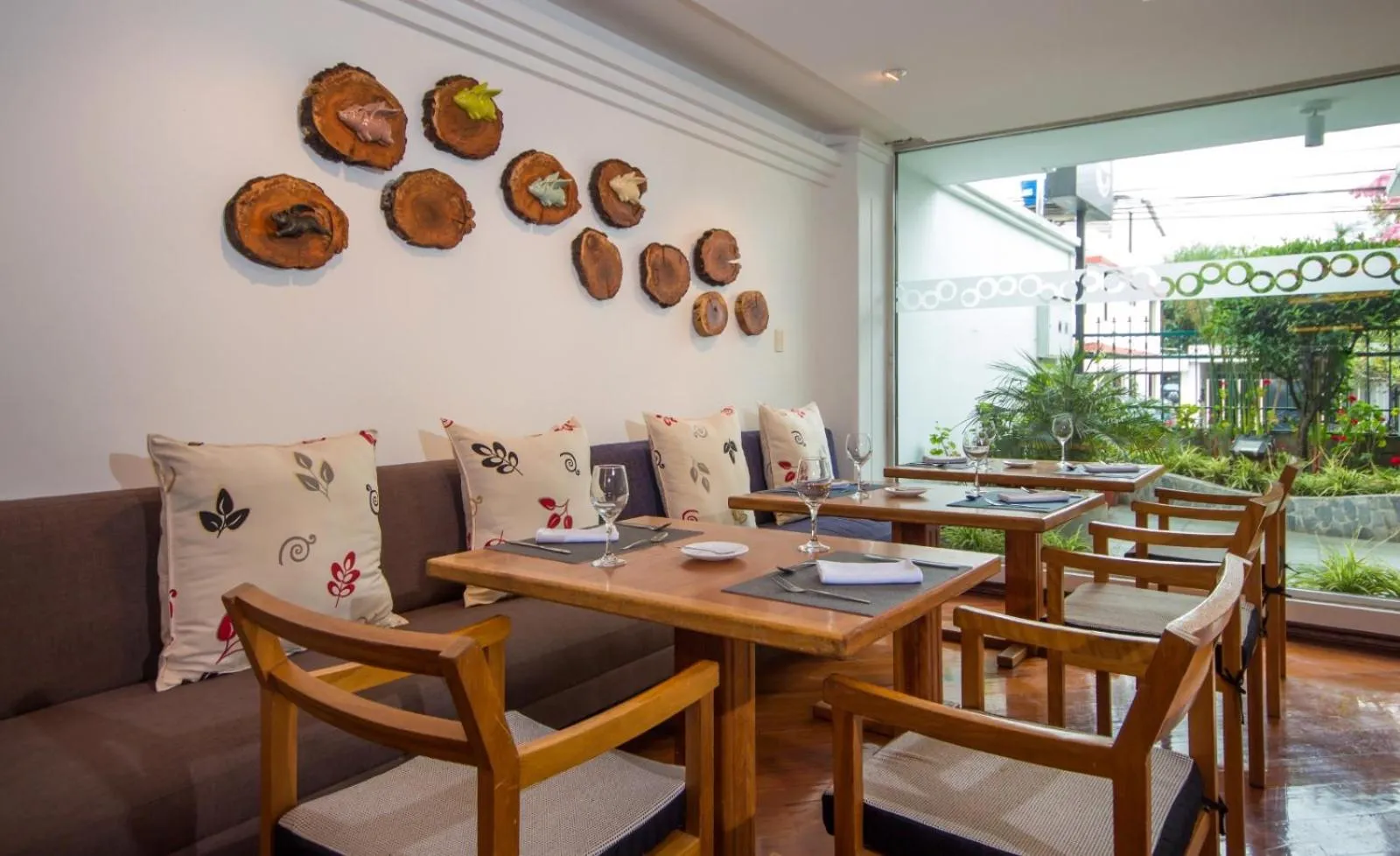 Garden in Hotel Tourblanche