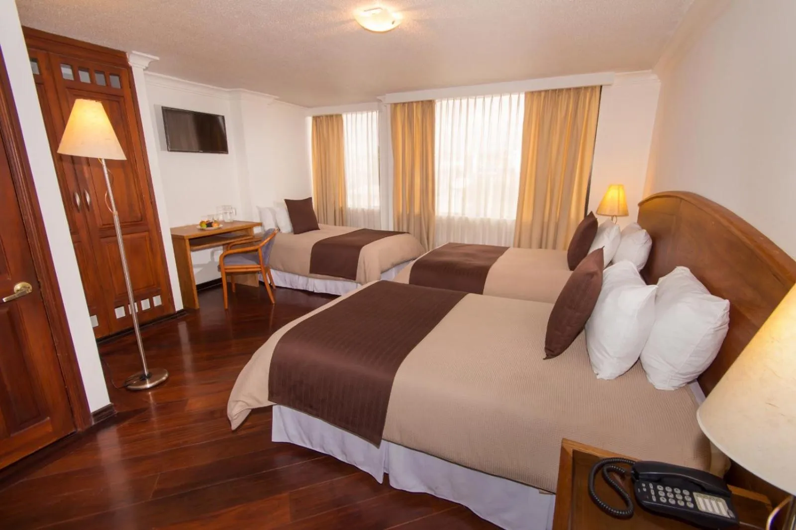 Bed in Hotel Tourblanche