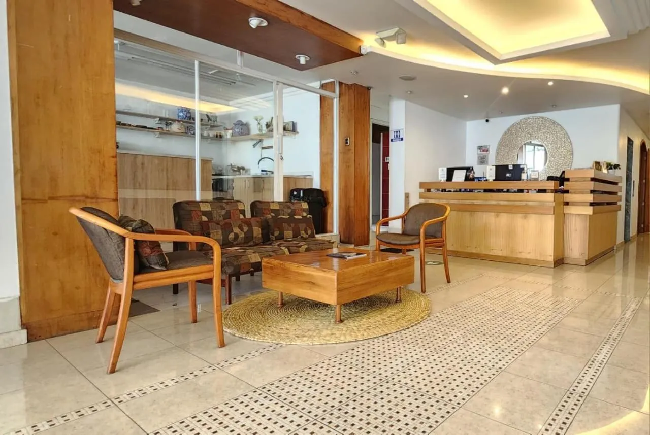 Lobby or reception in Hotel Tourblanche