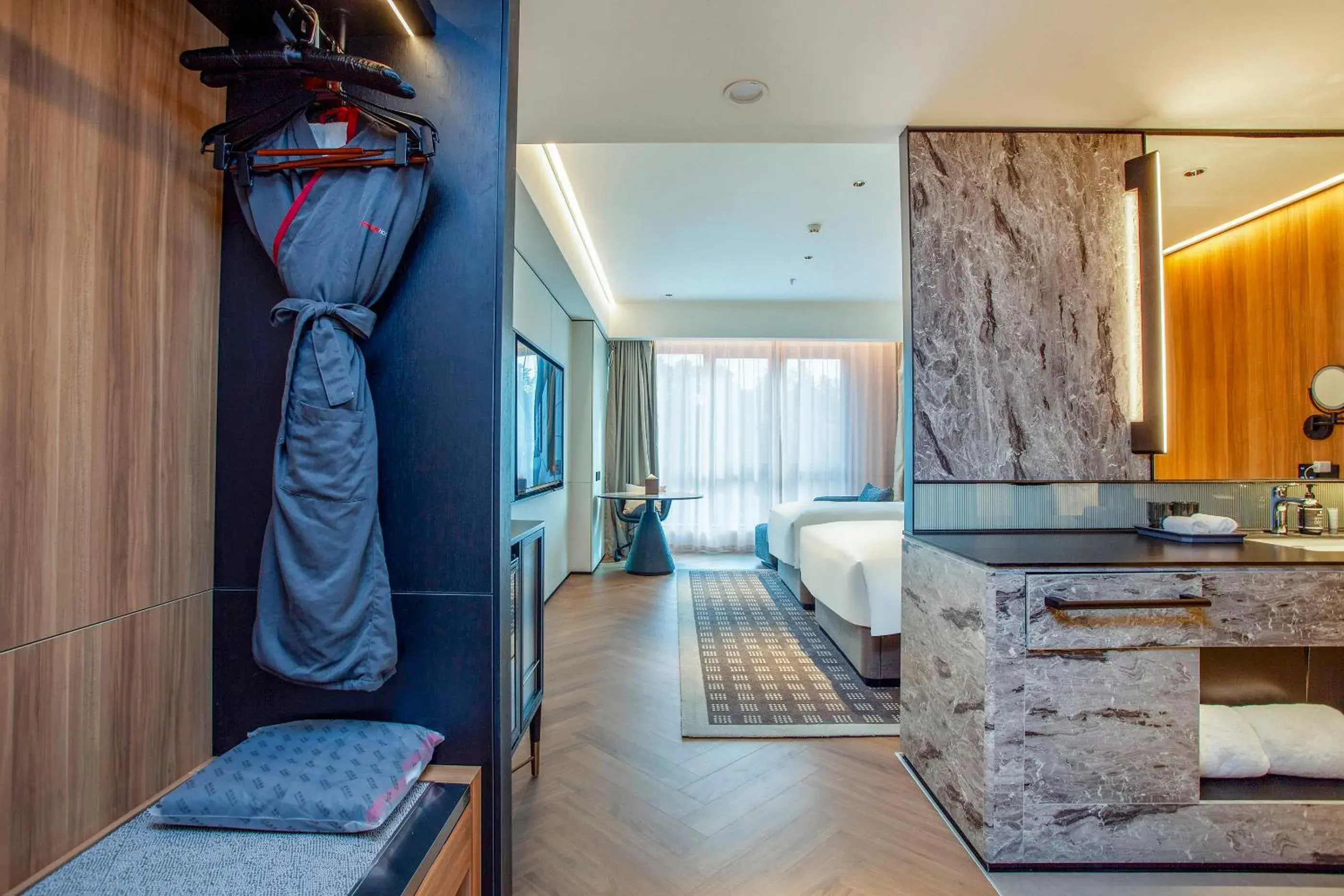 Bed in Nanjing Fanyue Plaza Intercity Hotel Bed in Nanjing Fanyue Plaza Intercity Hotel