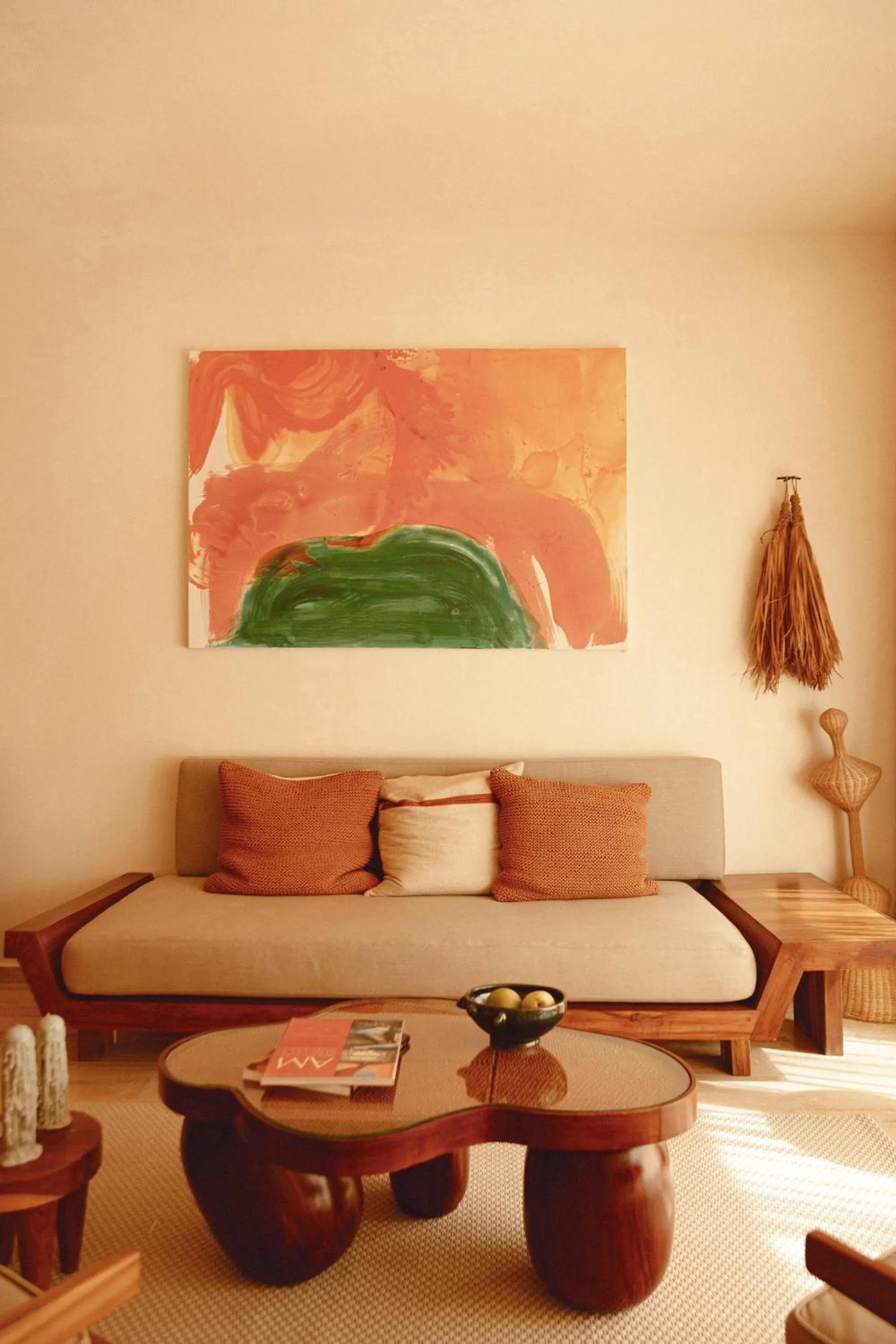 Living room in Hotel Bacab Tulum