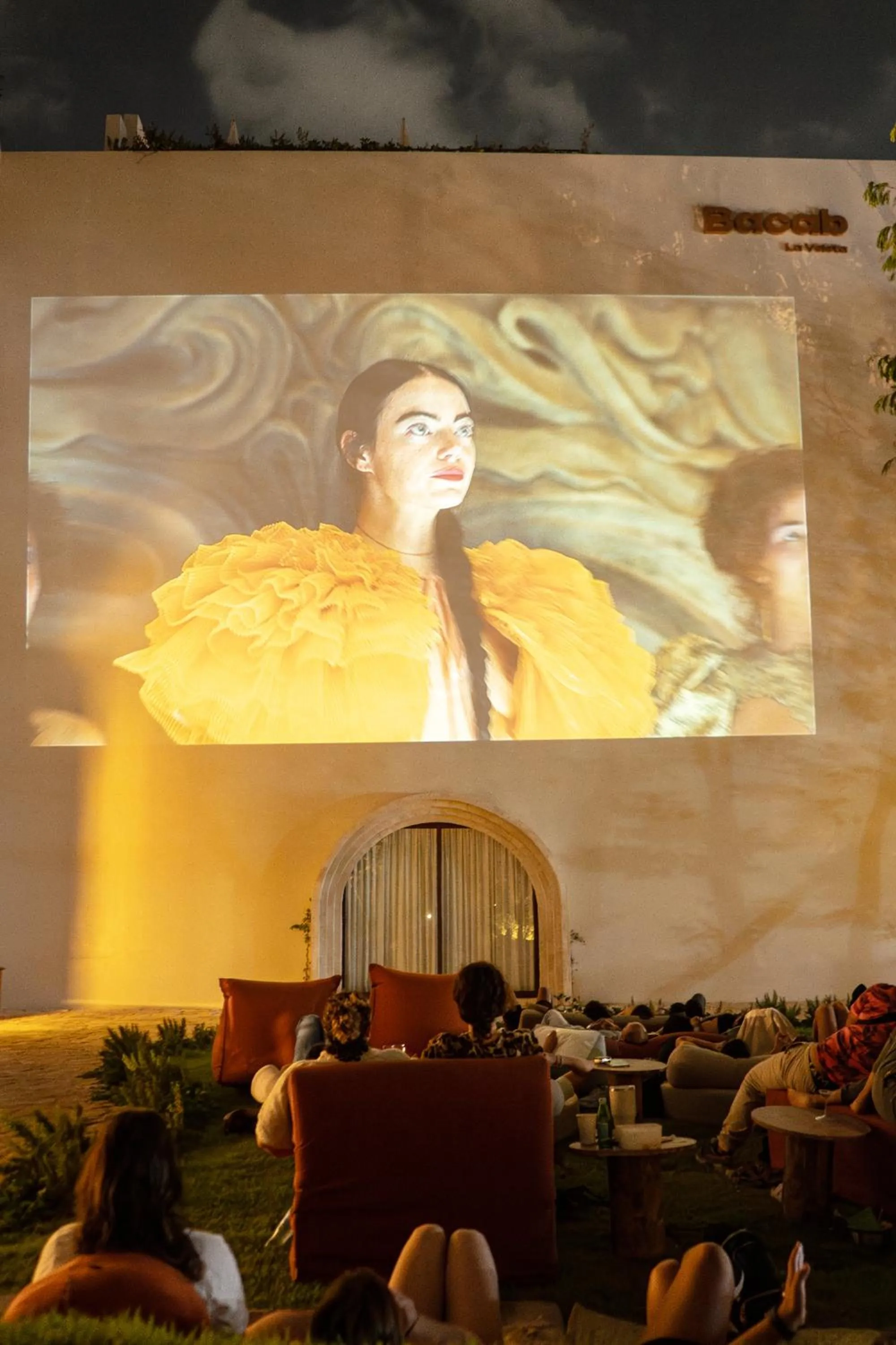 Communal lounge/ TV room in Hotel Bacab Tulum