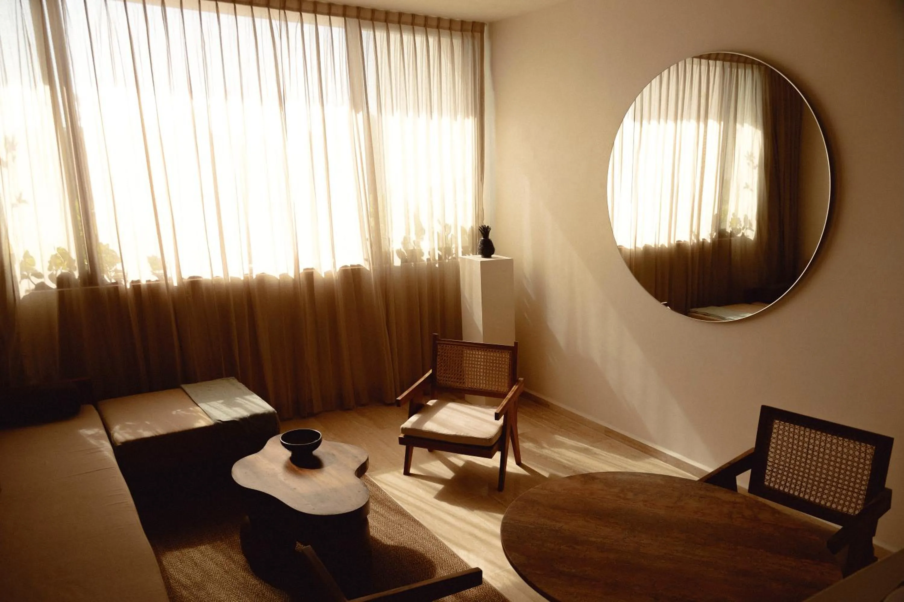 Living room in Hotel Bacab Tulum