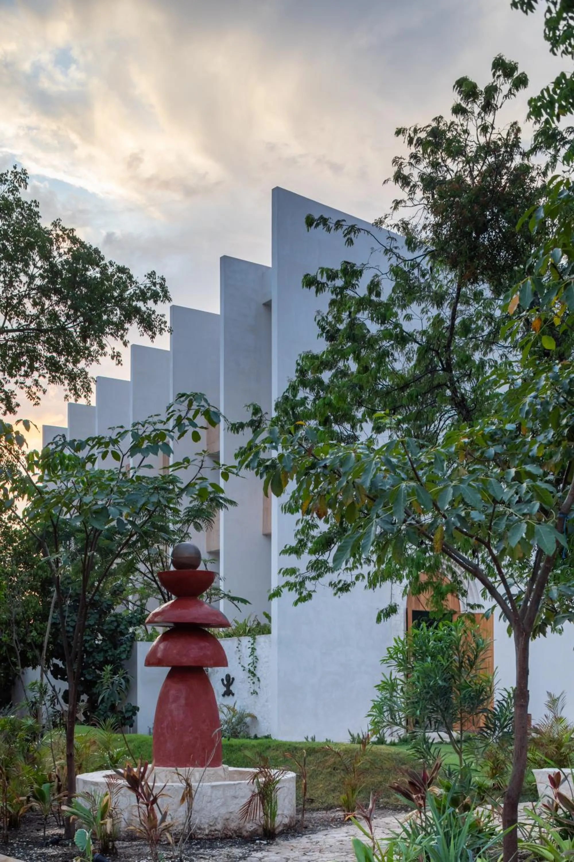 Garden in Hotel Bacab Tulum