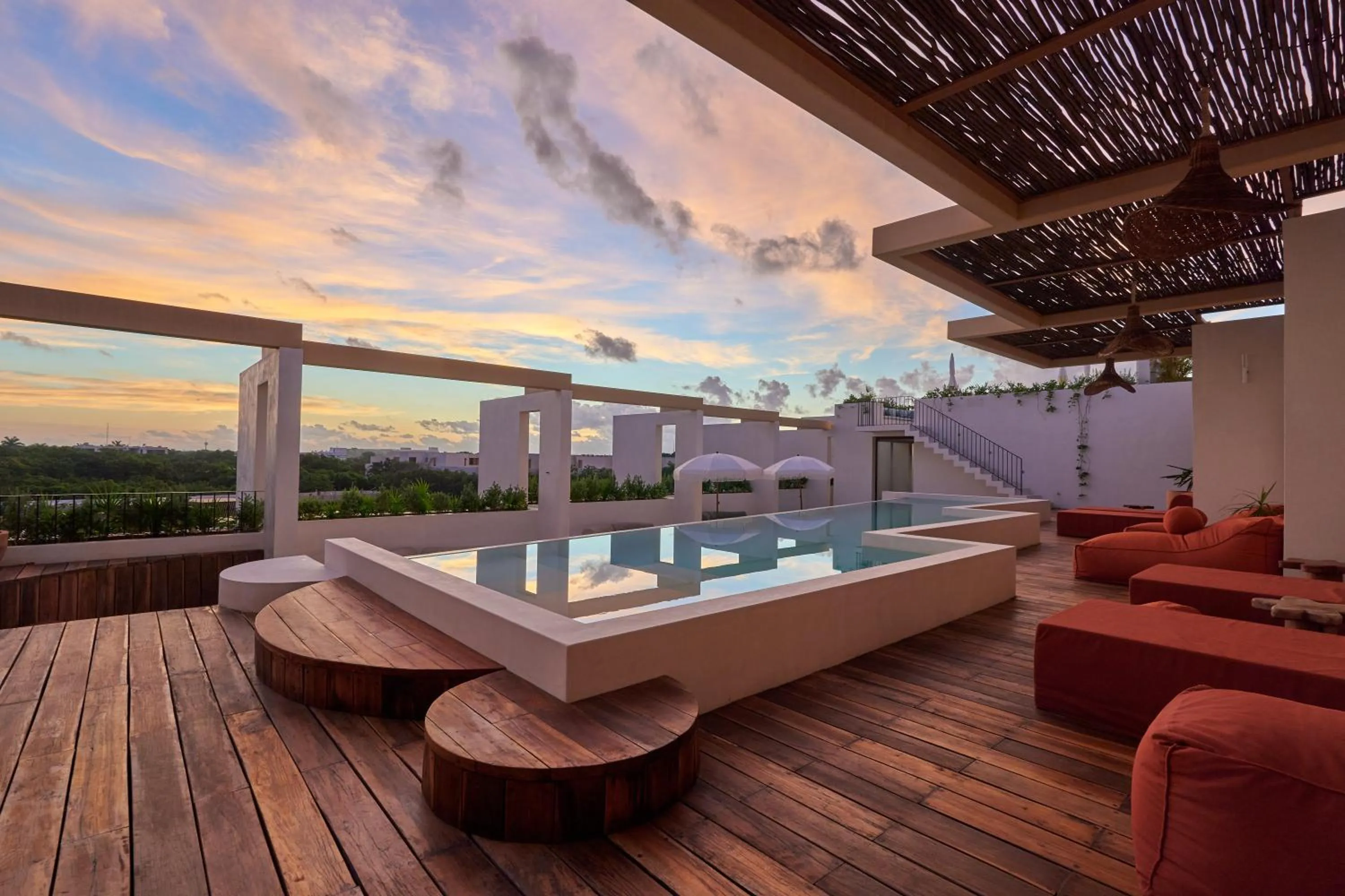 Patio in Hotel Bacab Tulum