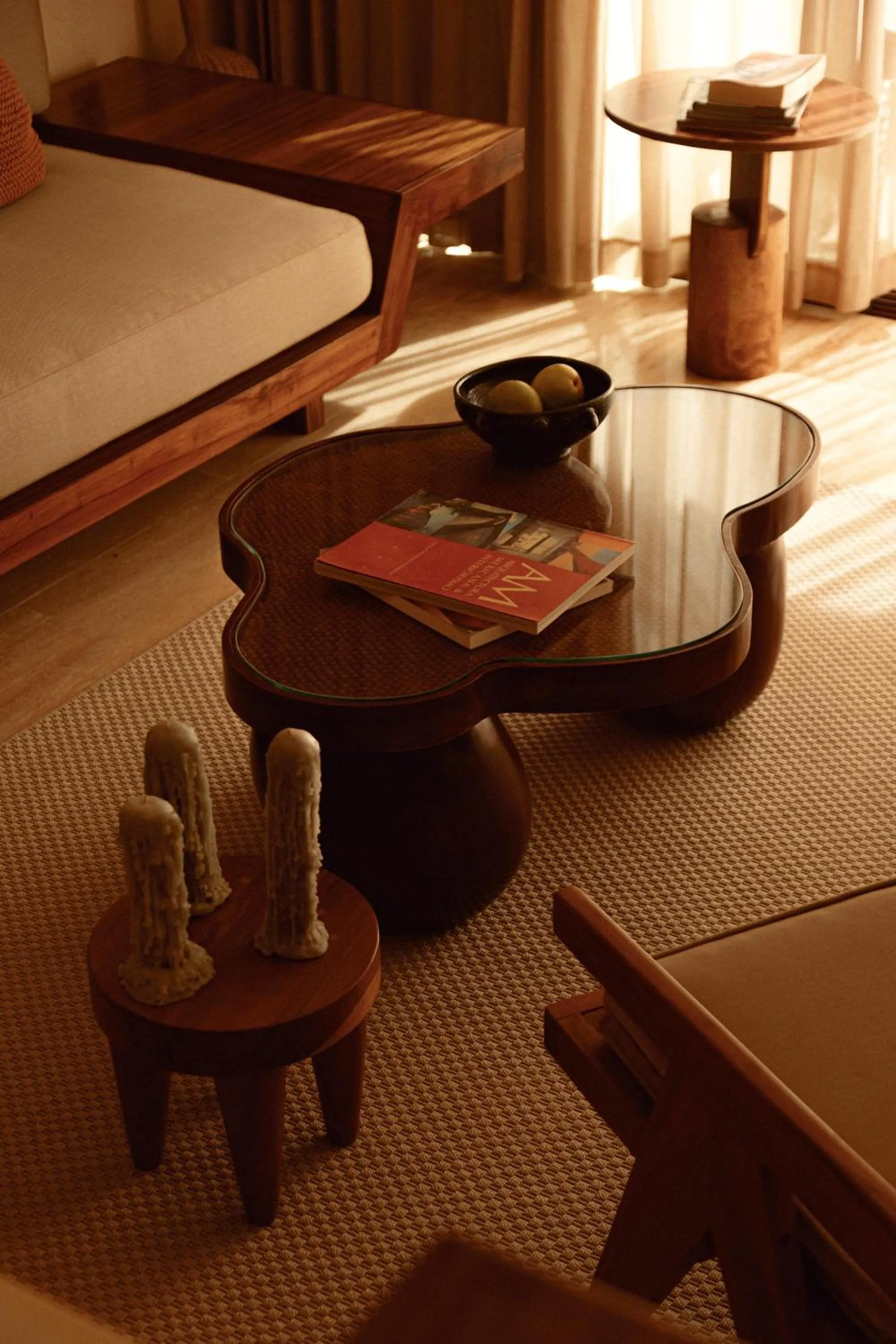 Living room, Bed in Hotel Bacab Tulum