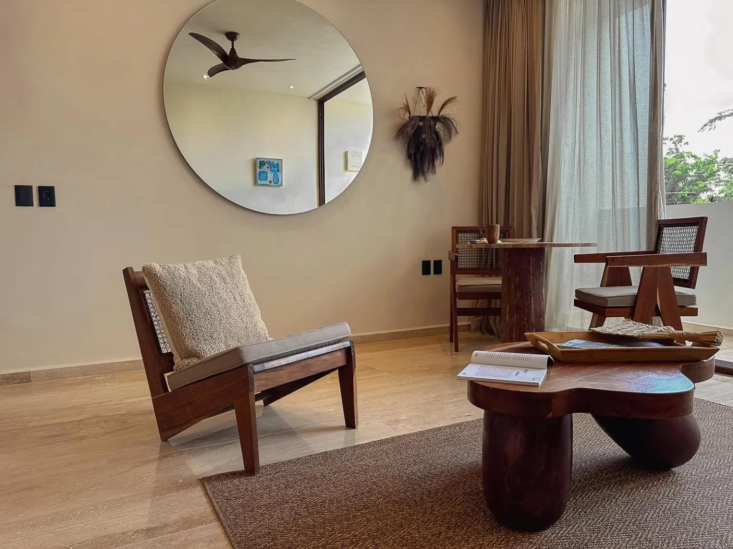 Living room in Hotel Bacab Tulum