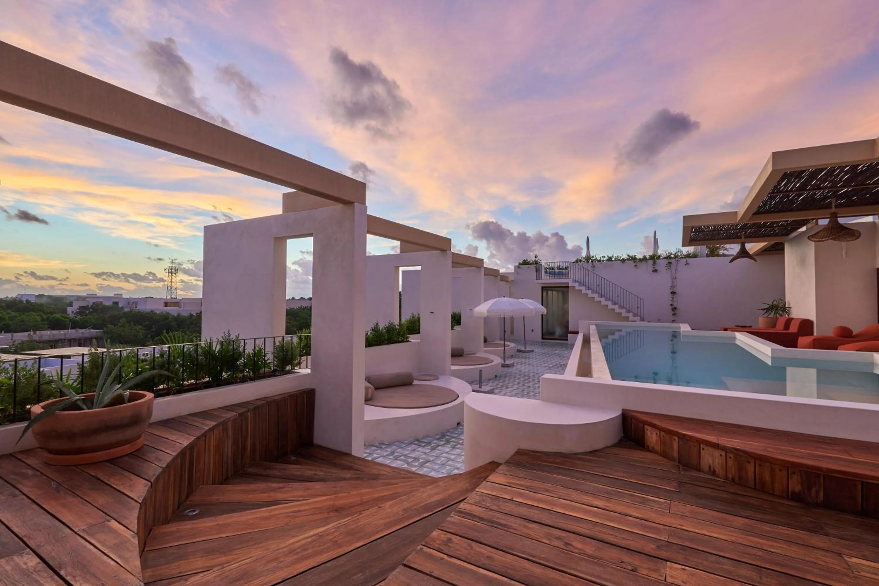 Patio in Hotel Bacab Tulum