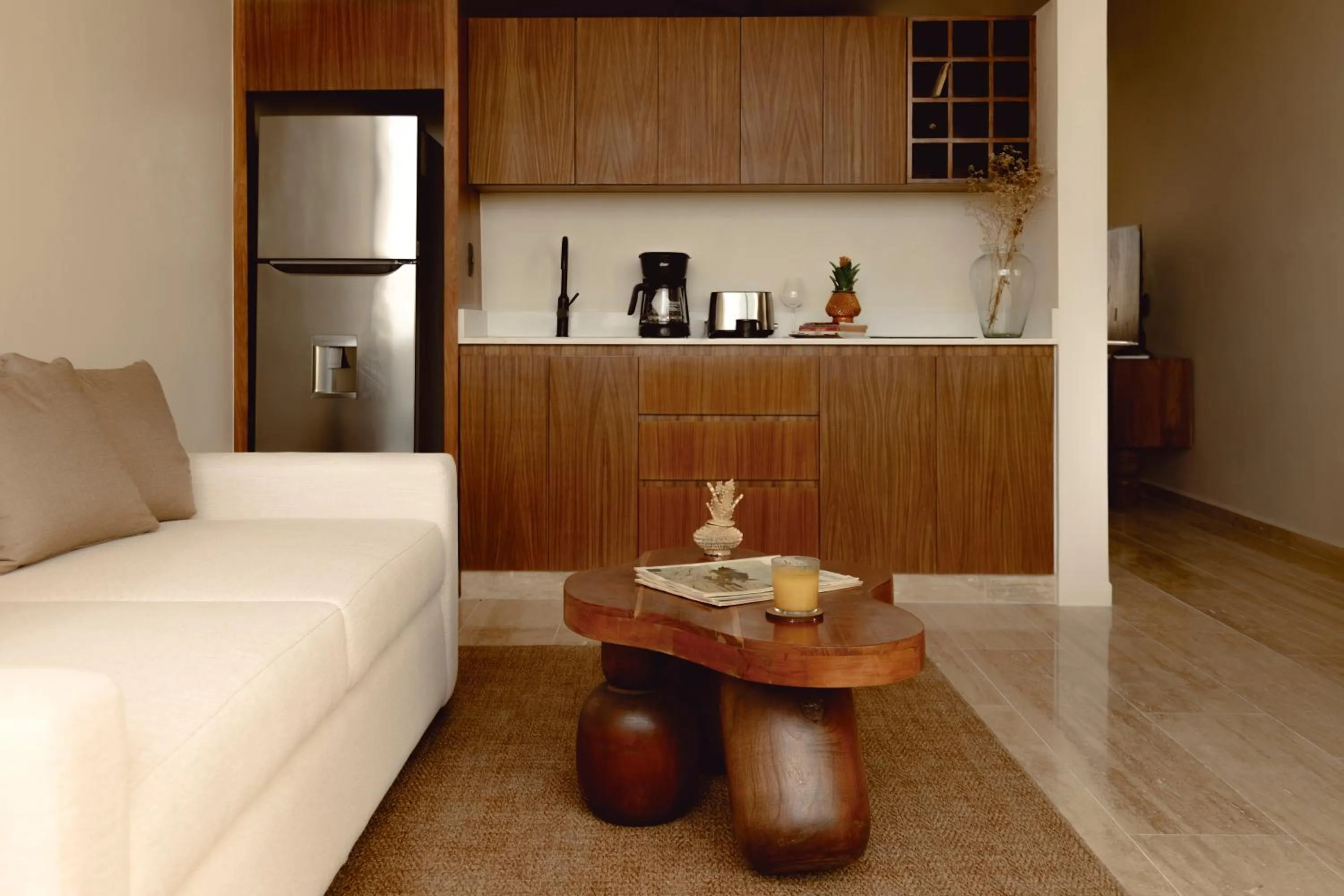 Kitchen or kitchenette in Hotel Bacab Tulum