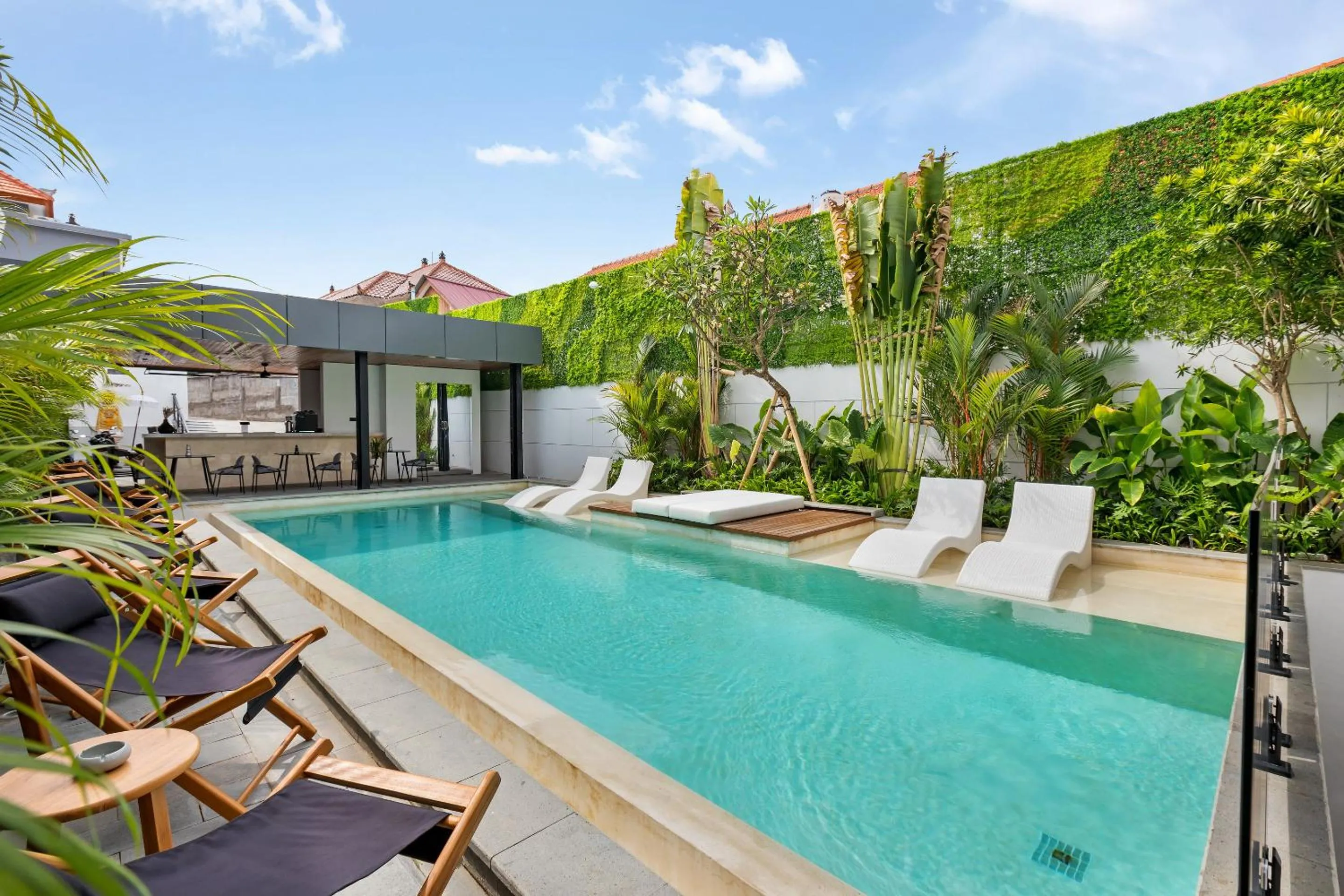 Pool view in Alex Villas Complex N3