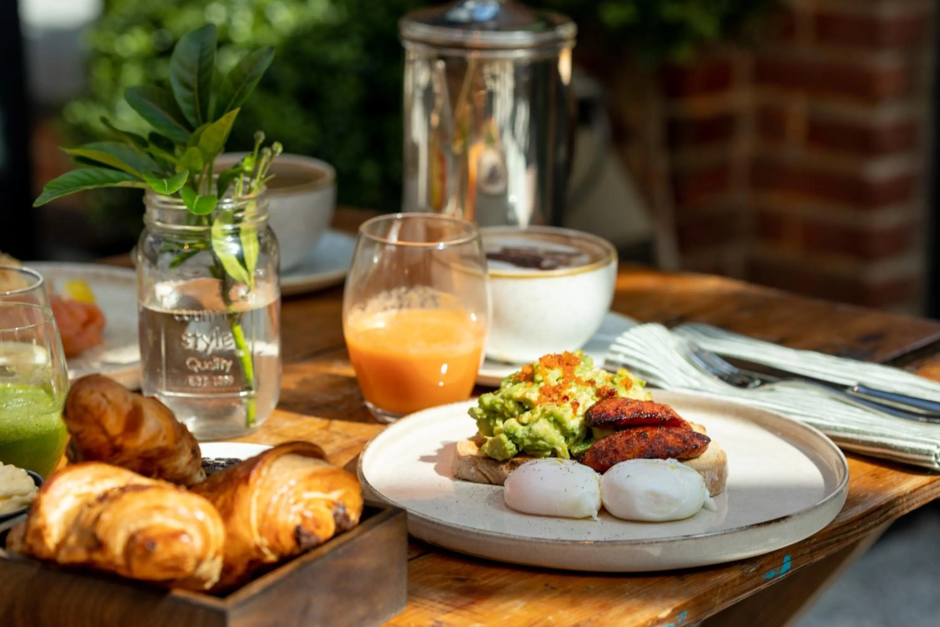 Food and drinks in Port Lympne Mansion Hotel