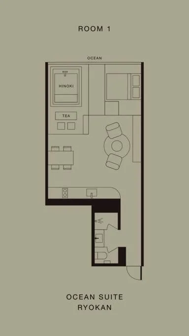 Floor plan in ONUJI stay
