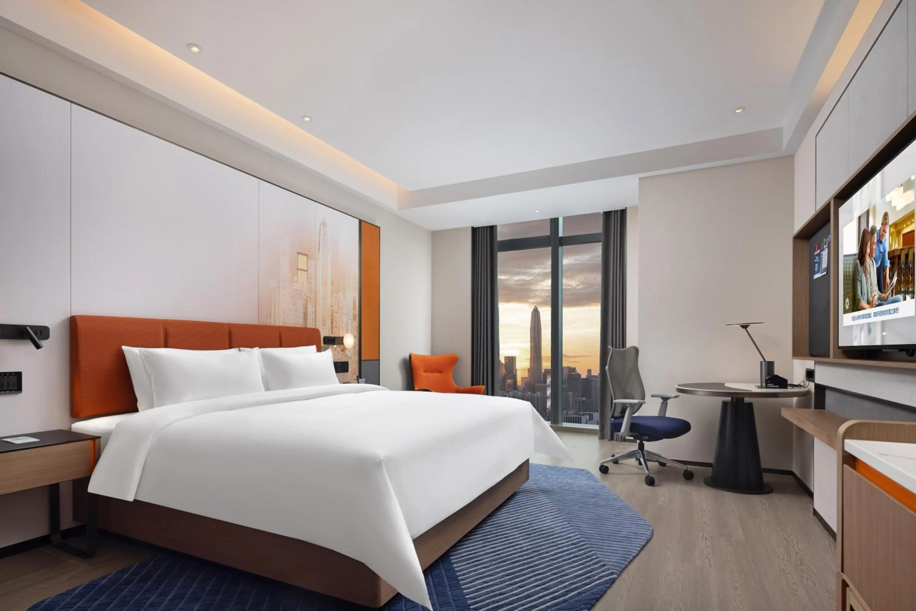 Photo of the whole room, Bed in Hampton by Hilton Shenzhen Futian Huaqiangbei