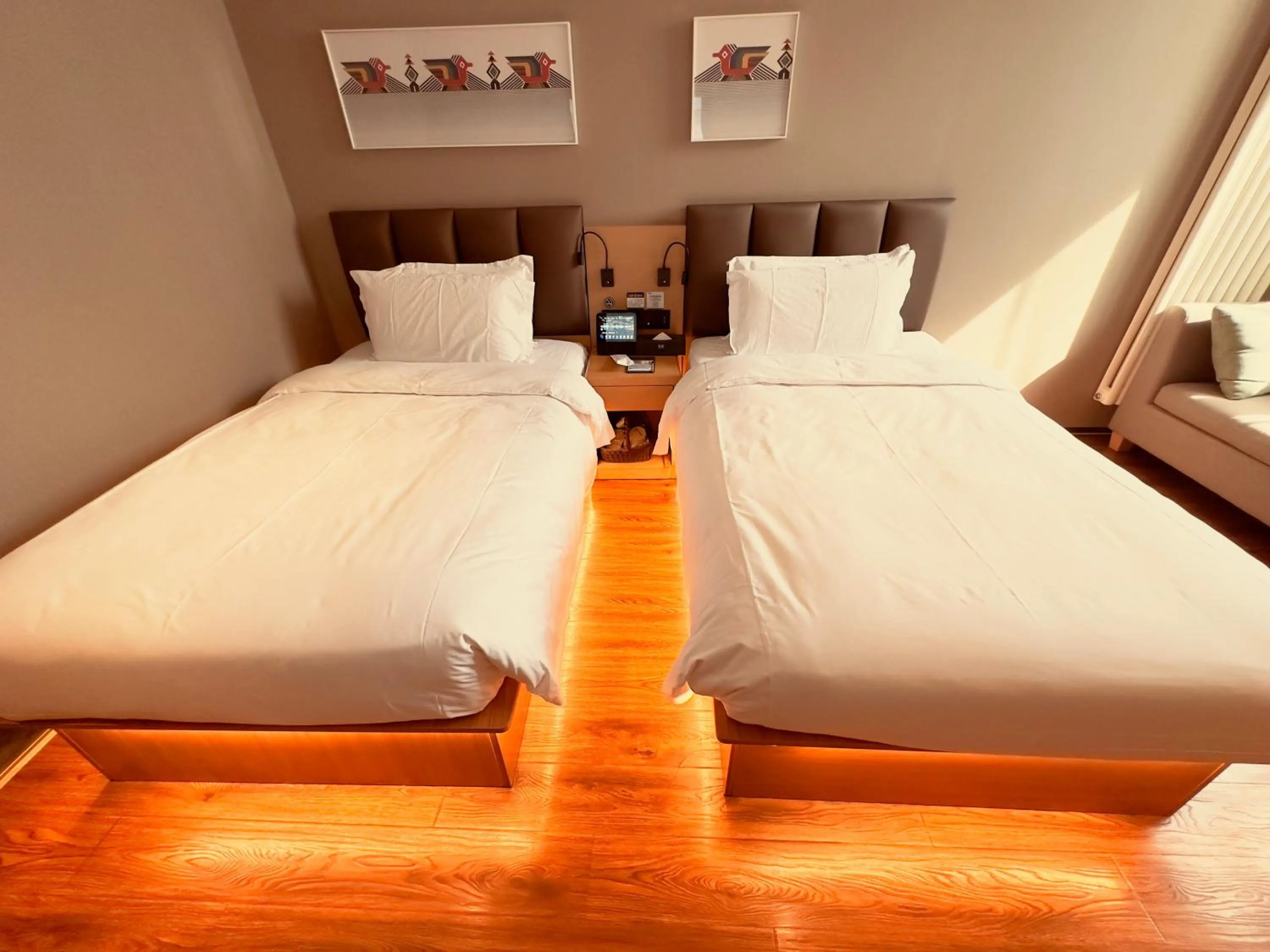 Bed in True Go Hotel - Beijing Asian Games Village National Convention Center